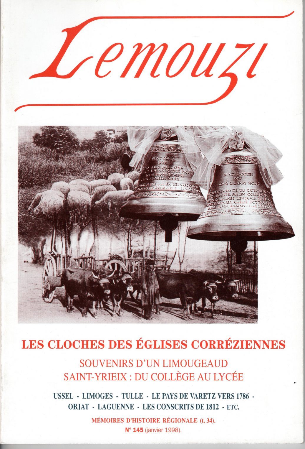 Lemouzi - Les cloches des églises corréziennes