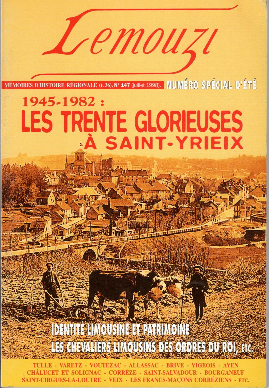 Lemouzi - 1945-1982 : Les Trente Glorieuses à Saint-Yrieix
