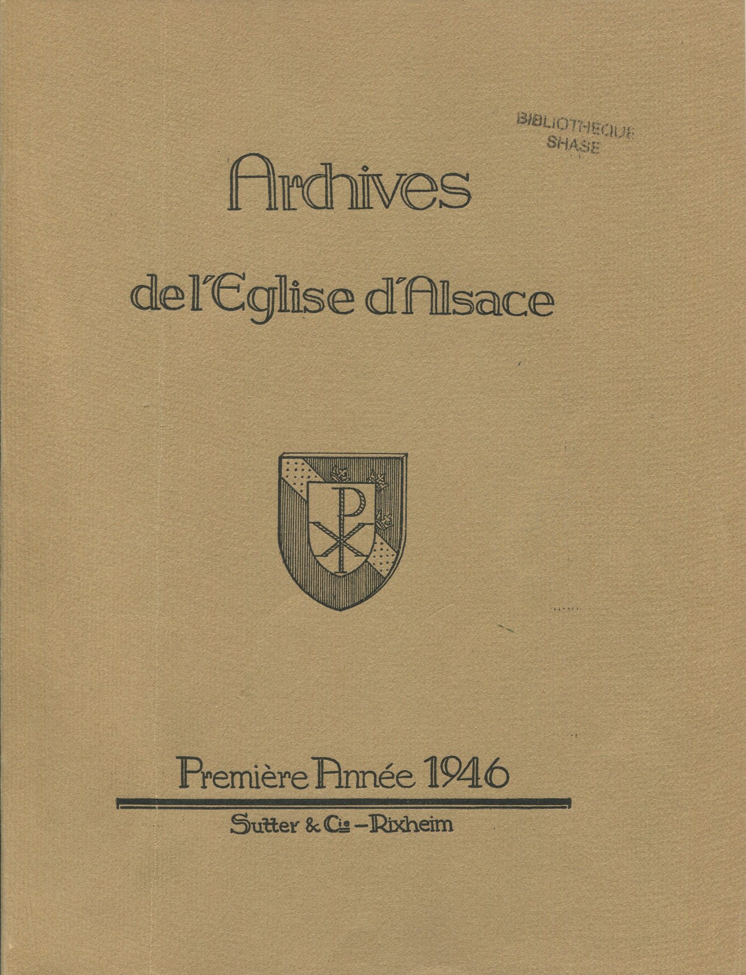 Archives de l'Eglise d'Alsace