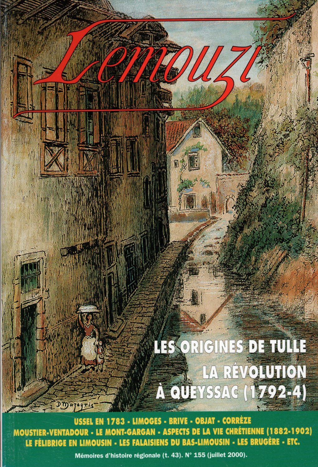 Lemouzi - Les origines de Tulle - La Révolution à Queyssac (1792-4)