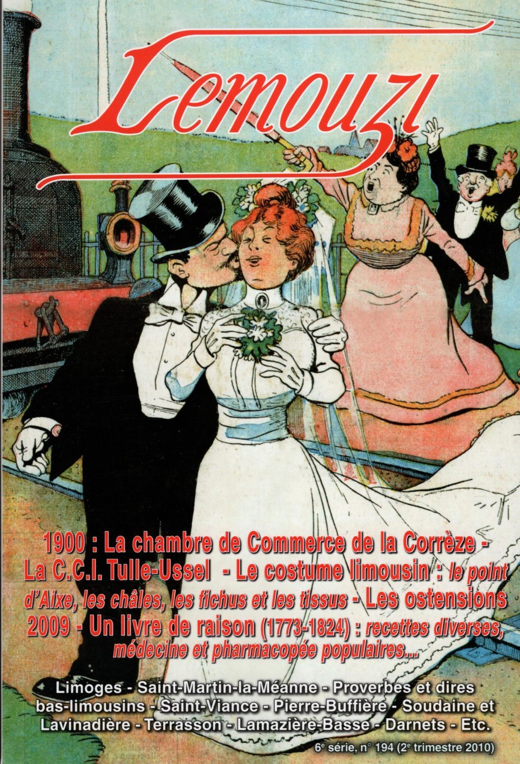 Lemouzi - La Chambre de Commerce de la Corrèze - La C.C.I. Tulle-Ussel - Le costume limousin : le point d'Aixe, les châles, les fichus et les tissus - Les ostensions 2009