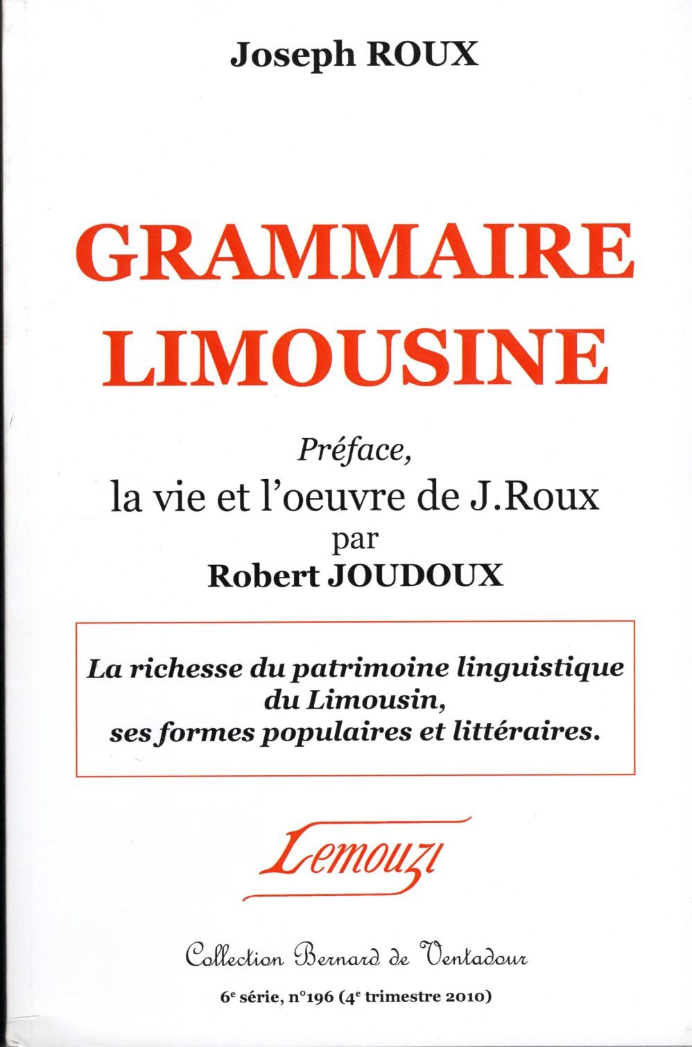 Lemouzi - Grammaire limousine