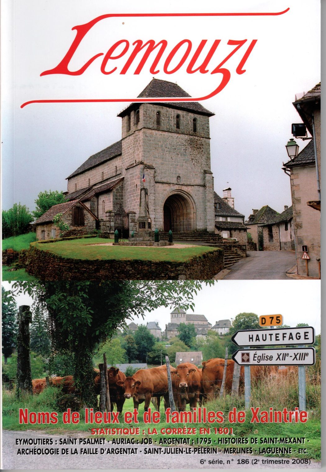 Lemouzi - Noms de lieux et de familles de Xaintrie
