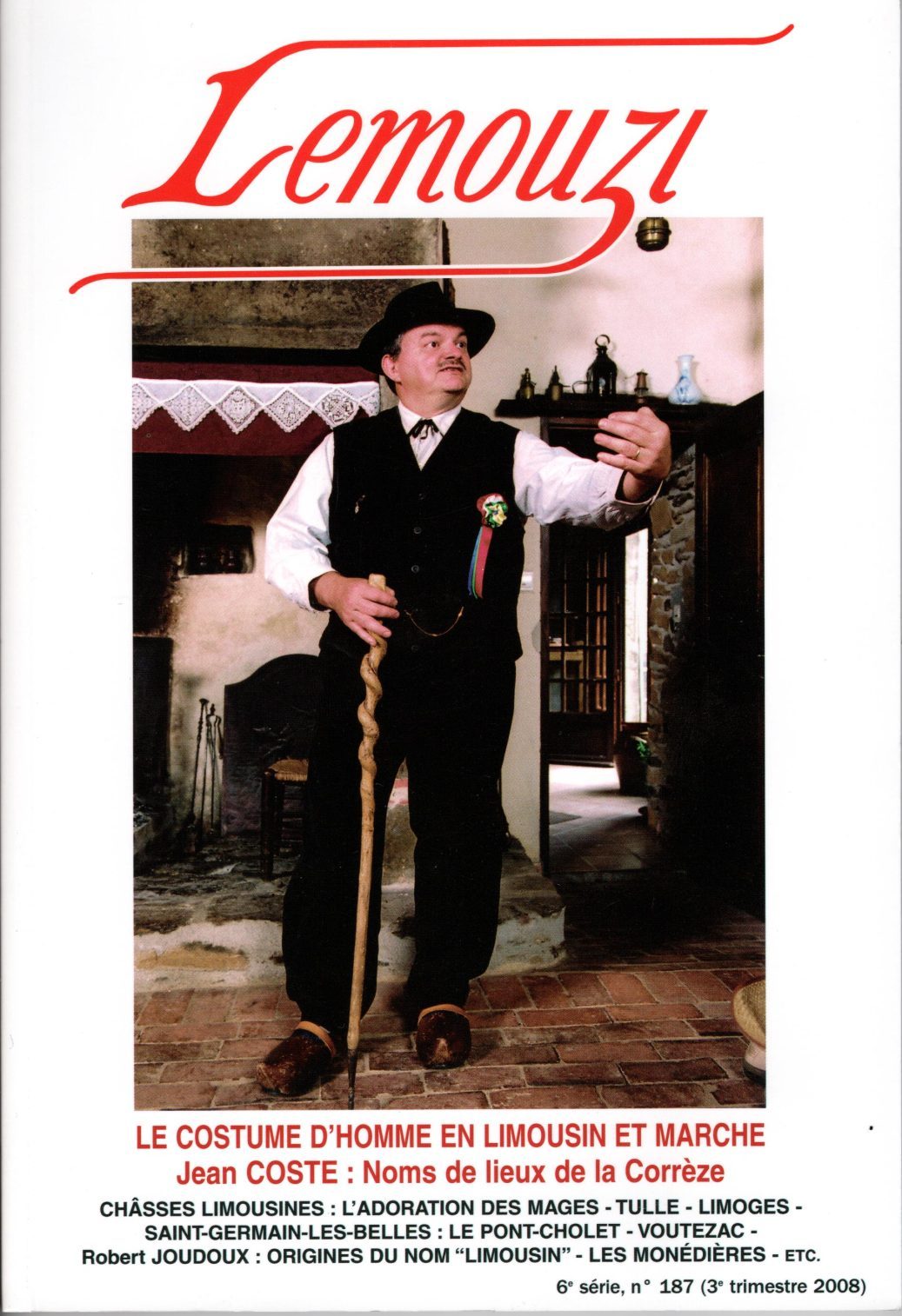 Lemouzi - Le costume d'homme en Limousin et Marche - Jean Coste : Noms de lieux de la Corrèze