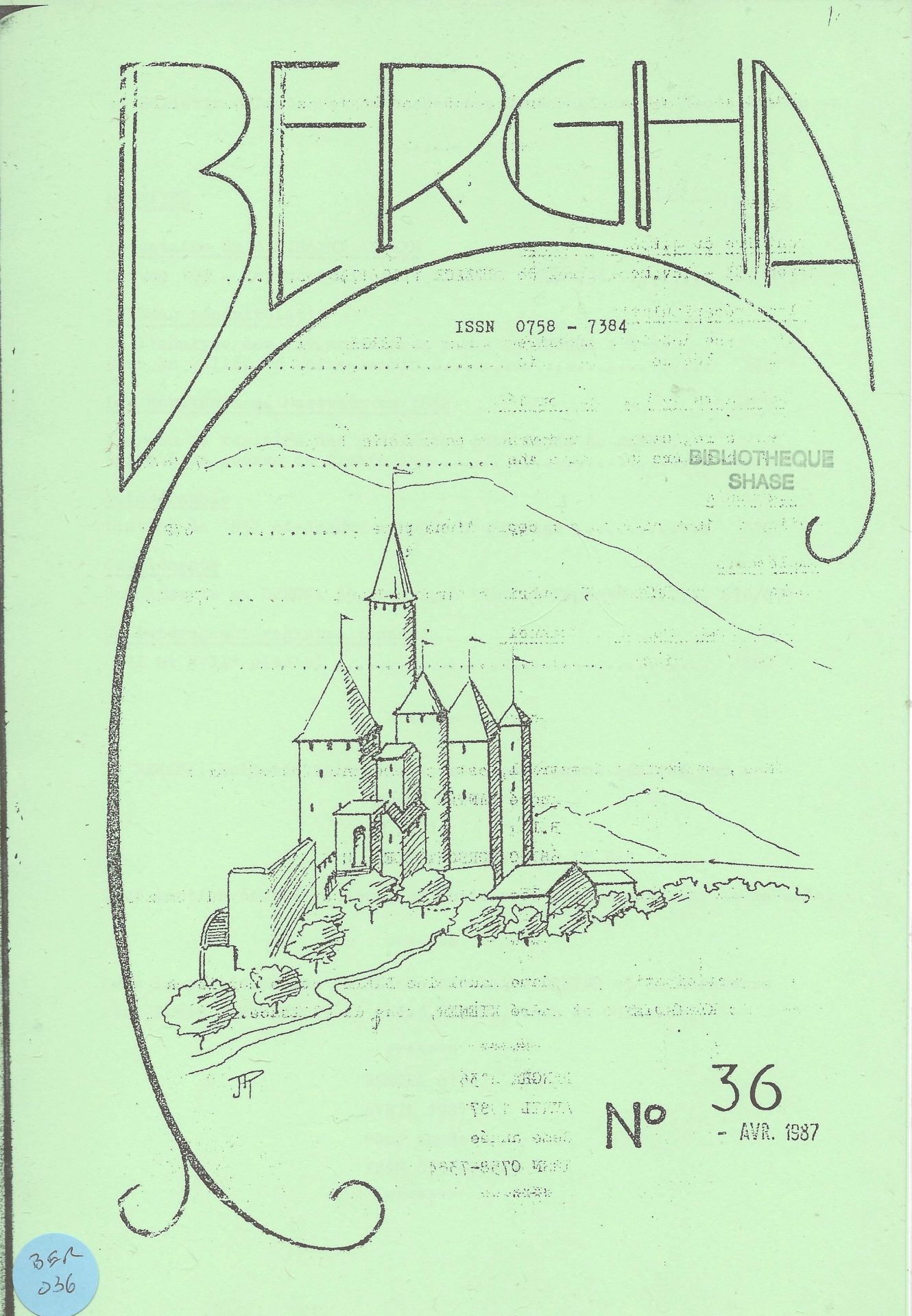 Bergha - Bulletin d'études et de recherches généalogiques en Haute-Alsace