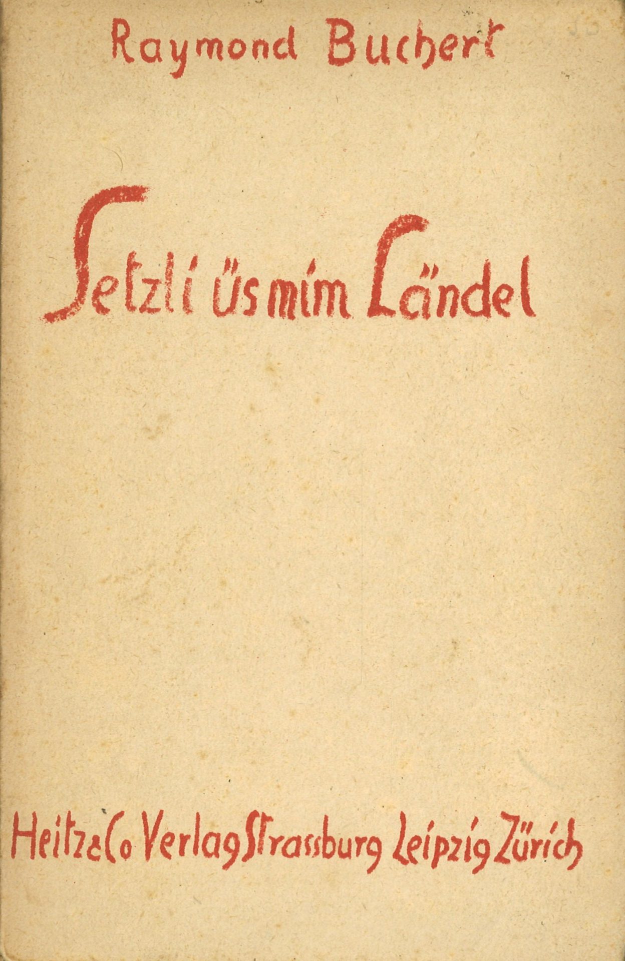 Setzli üs mim Ländel