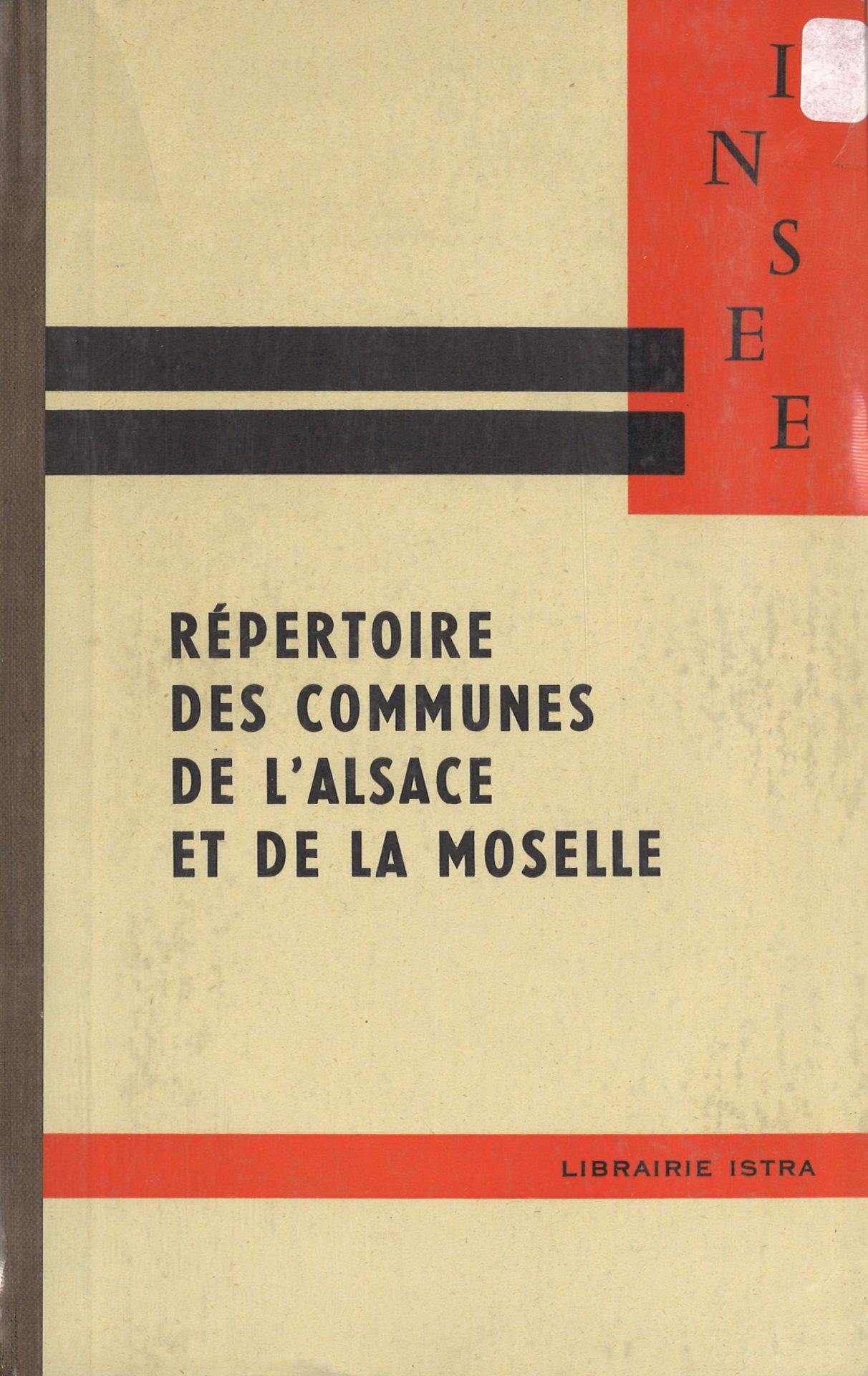 Répertoire des communes de l'Alsace et de la Moselle