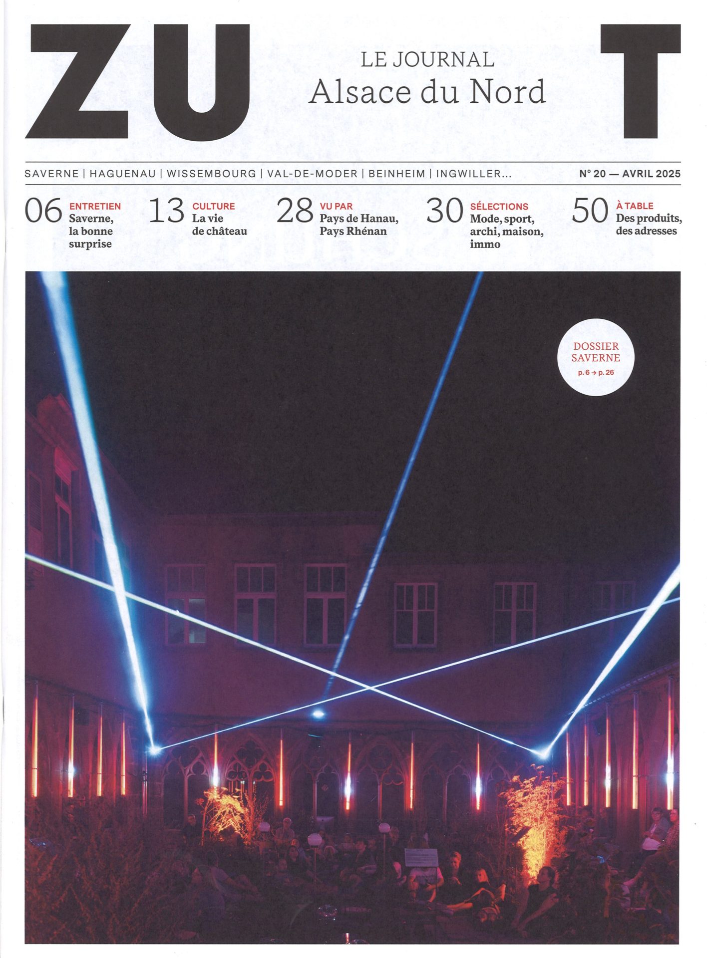 ZUT - Le journal d'Alsace du Nord - Saverne, Haguenau, Val-de-Moder, Beinheim, Ingwiller