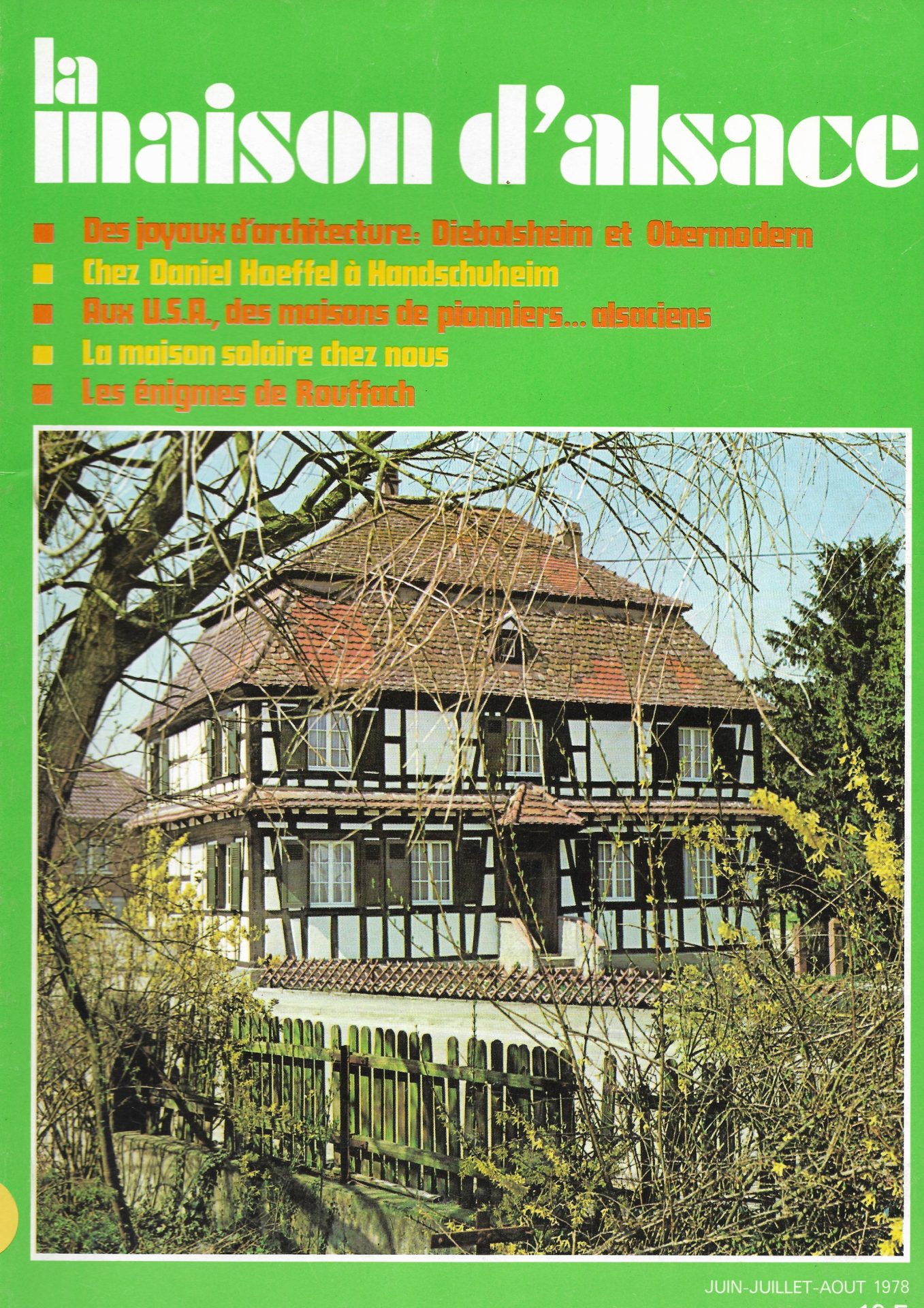 La Maison d'Alsace - revue de la maison et des arts décoratifs - N°13