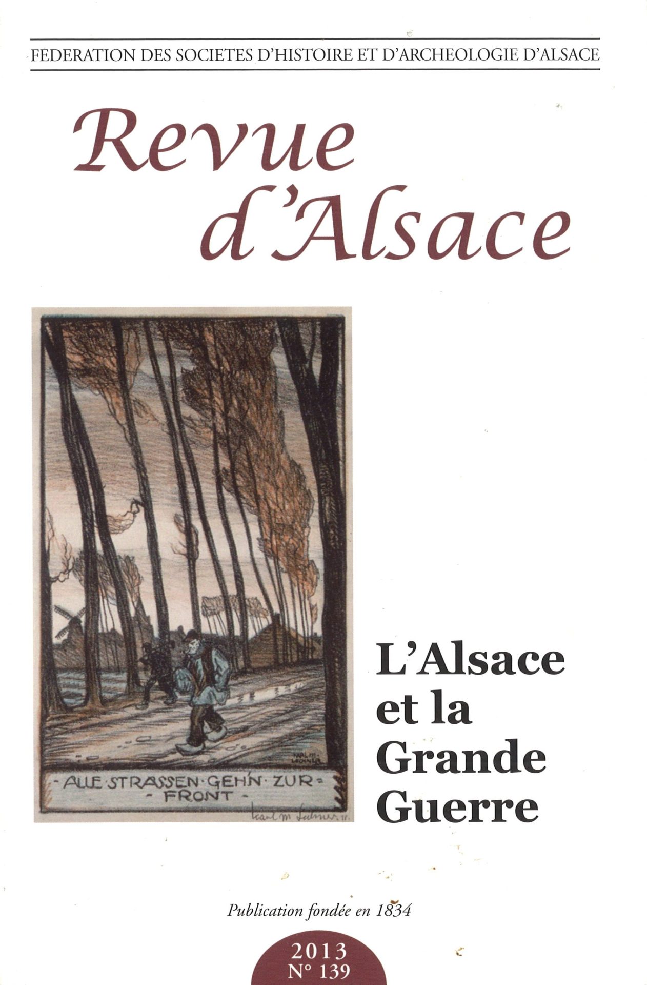 Revue d'Alsace - L'Alsace et la Grande Guerre