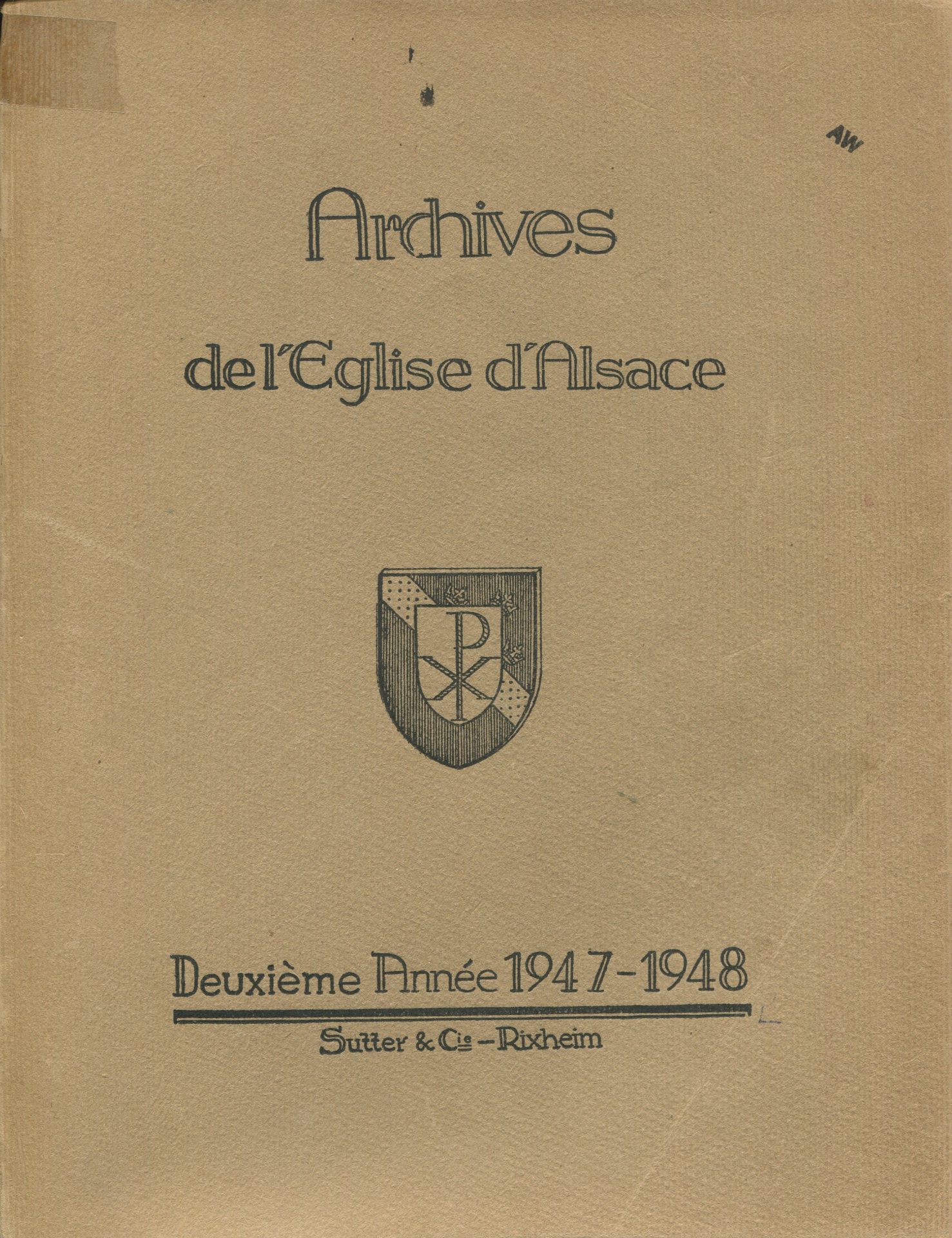 Archives de l'Eglise d'Alsace