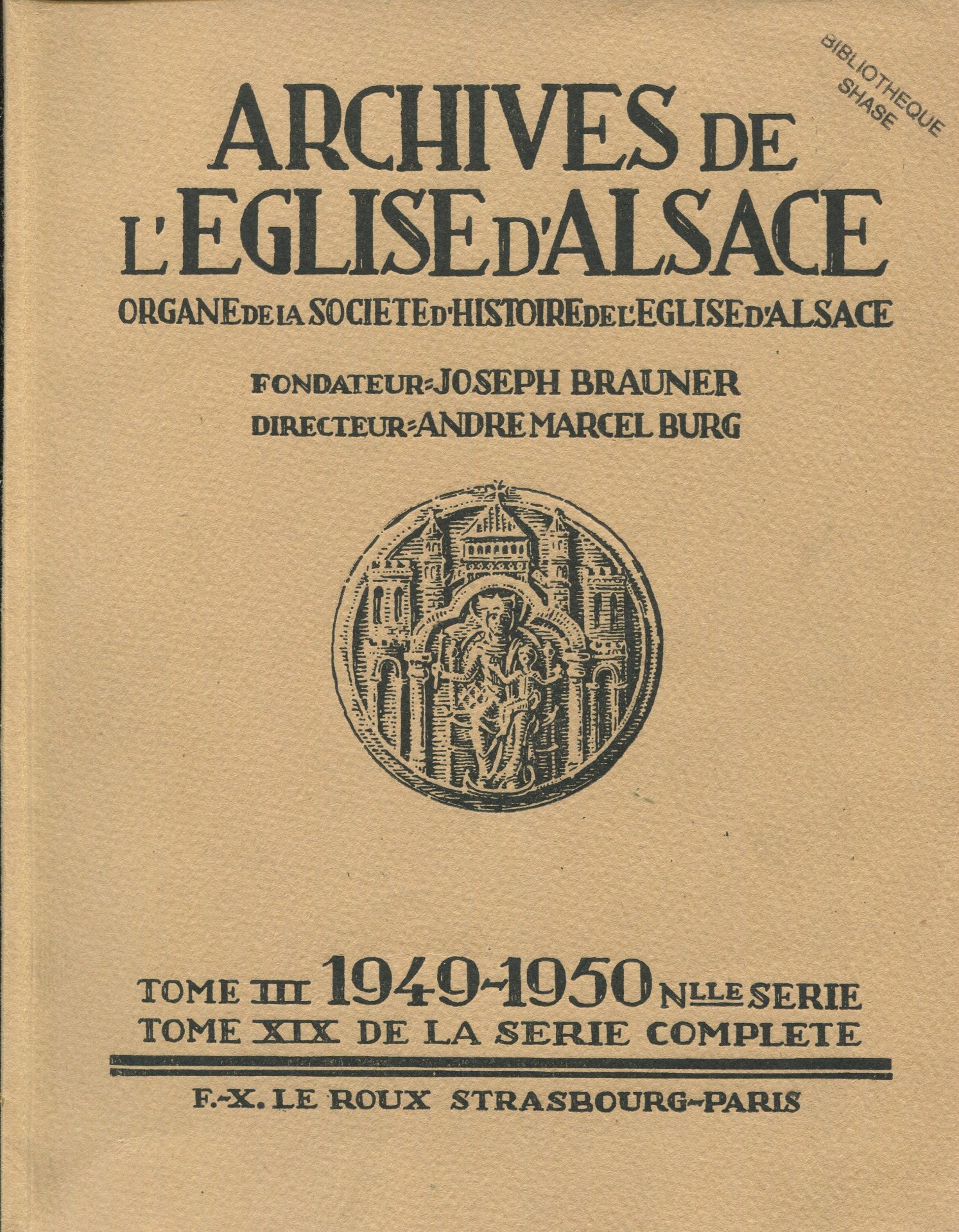 Archives de l'Eglise d'Alsace