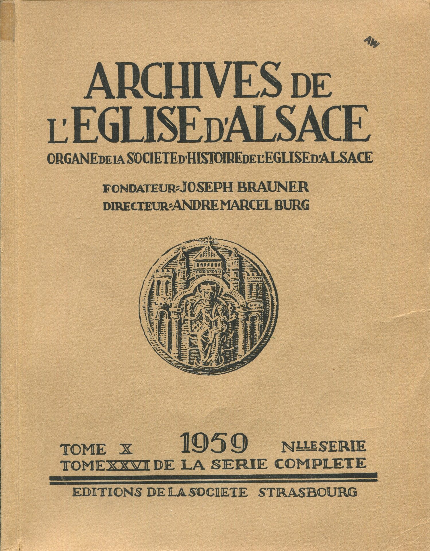 Archives de l'Eglise d'Alsace