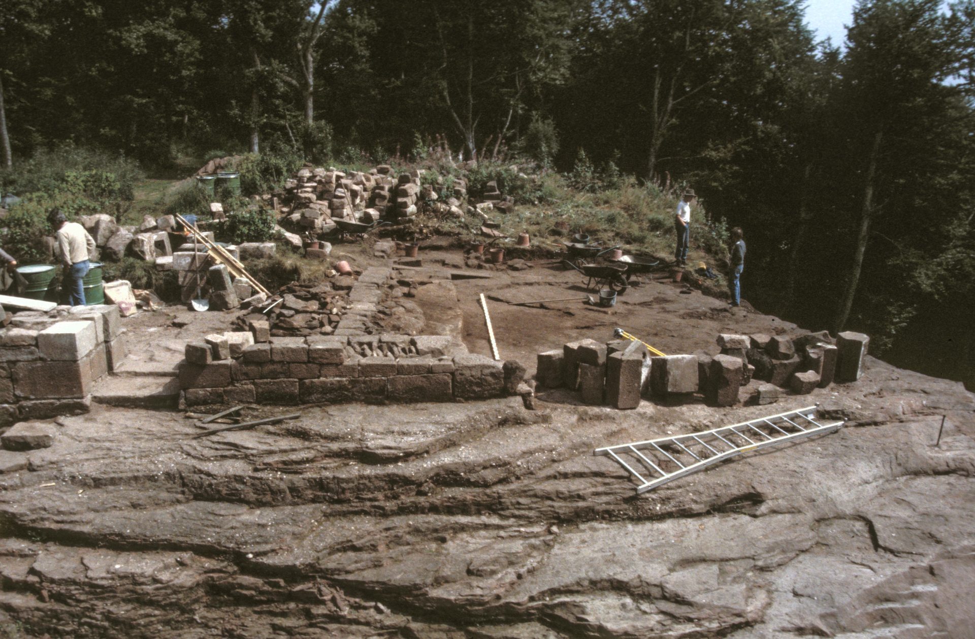 Diapositive - Daubenschlag-Warthenberg - 1987 - 01 - Bâtiment B1, chapelle