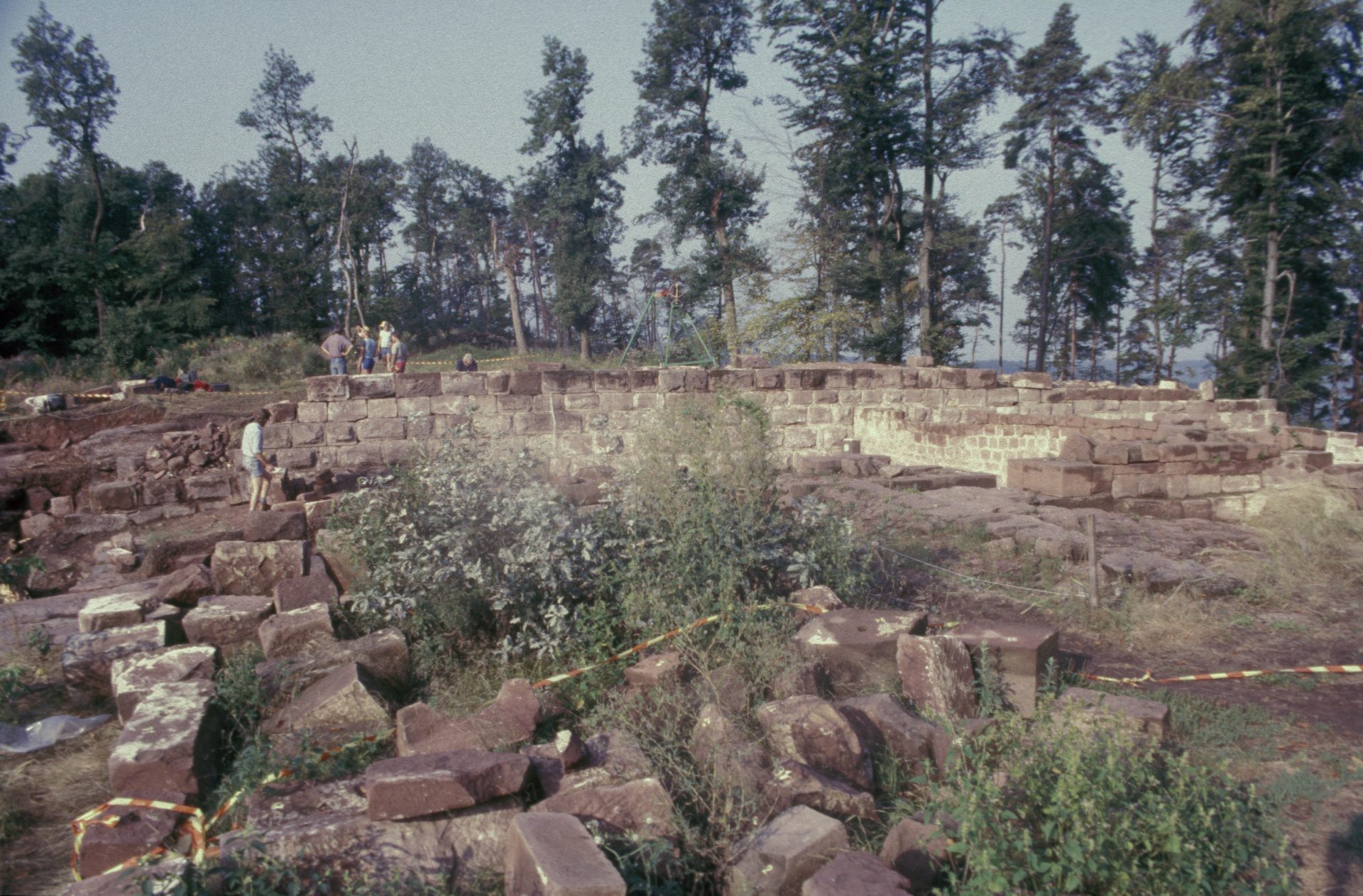 Diapositive - Daubenschlag-Warthenberg - 1986 - 10 - Mur transversal