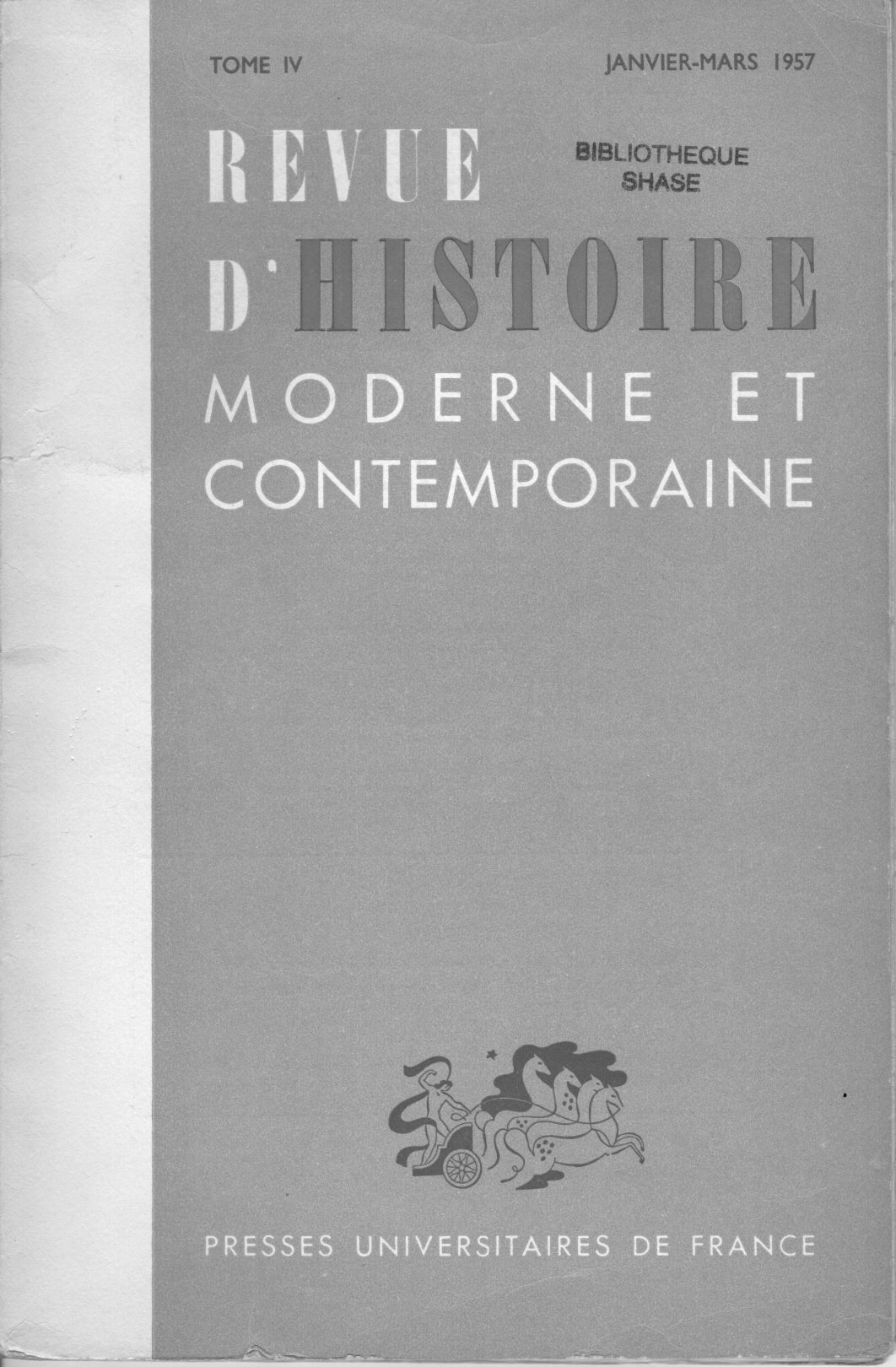 Revue d'histoire moderne et contemporaine - Tome IV