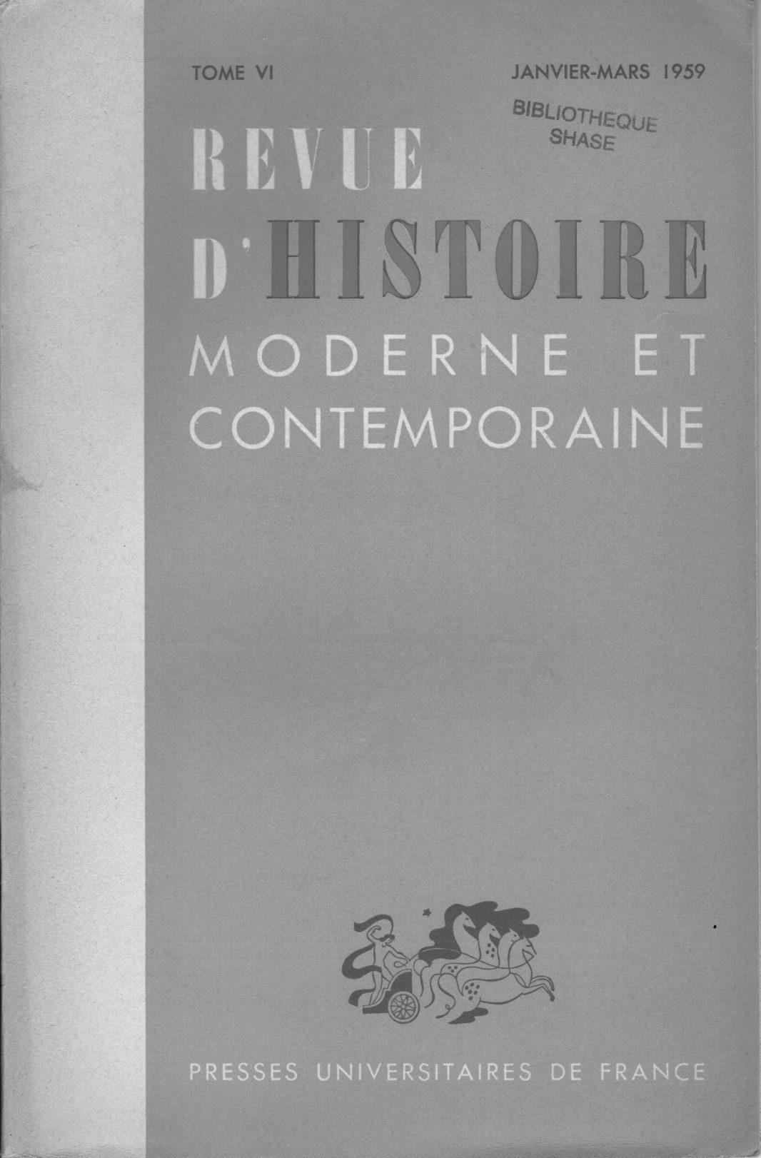 Revue d'histoire moderne et contemporaine - Tome VI
