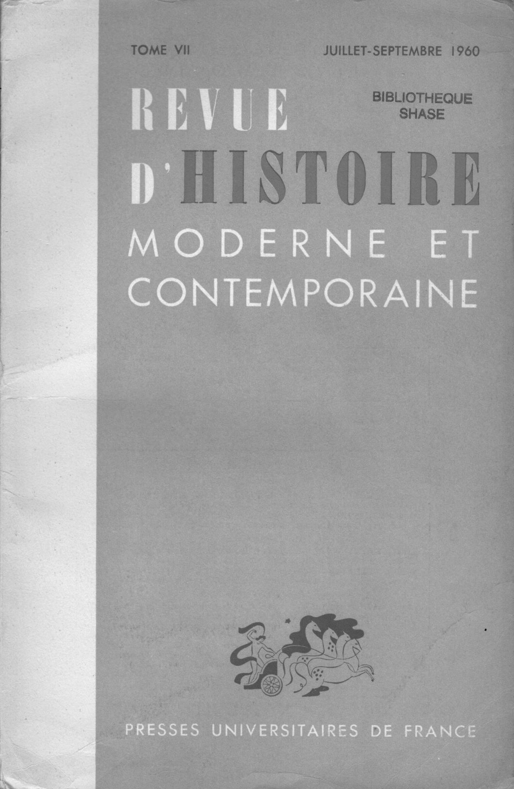 Revue d'histoire moderne et contemporaine - Tome VII