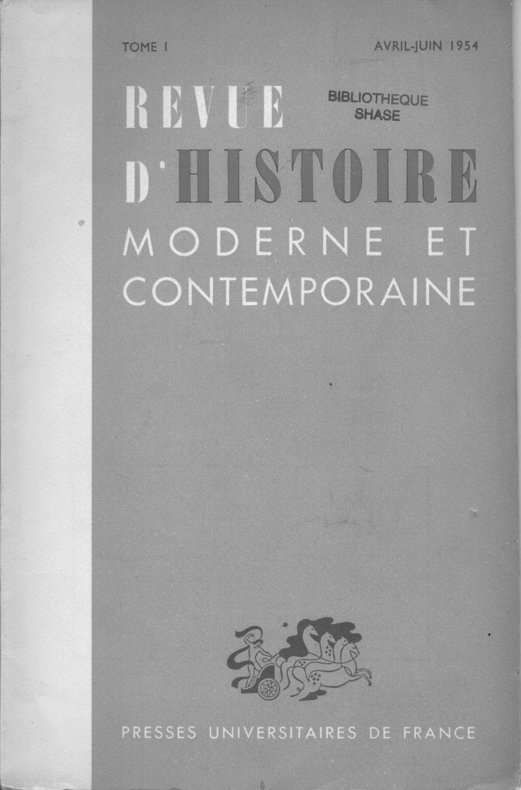 Revue d'histoire moderne et contemporaine - Tome I
