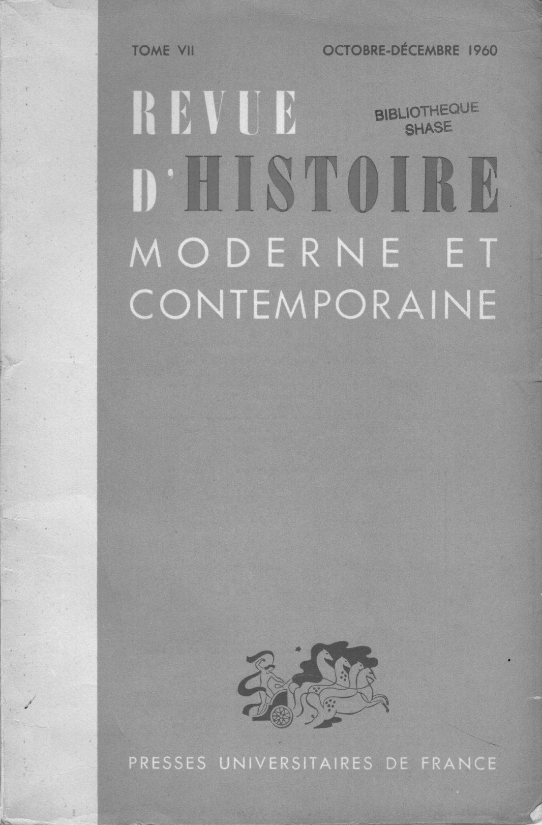 Revue d'histoire moderne et contemporaine - Tome VII