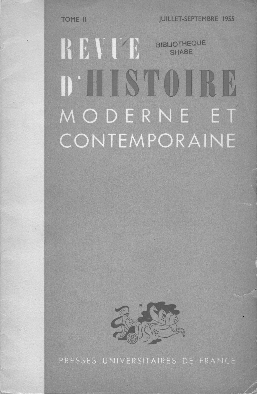 Revue d'histoire moderne et contemporaine - Tome II
