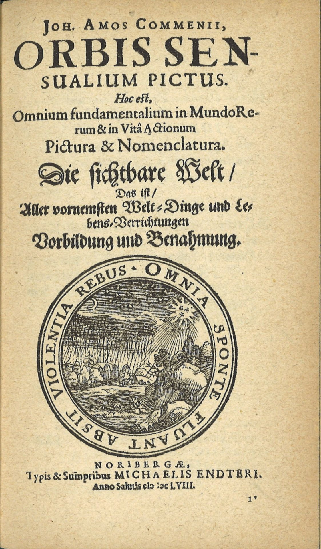 Orbis sensualium pictus - Die sichtbare Welt