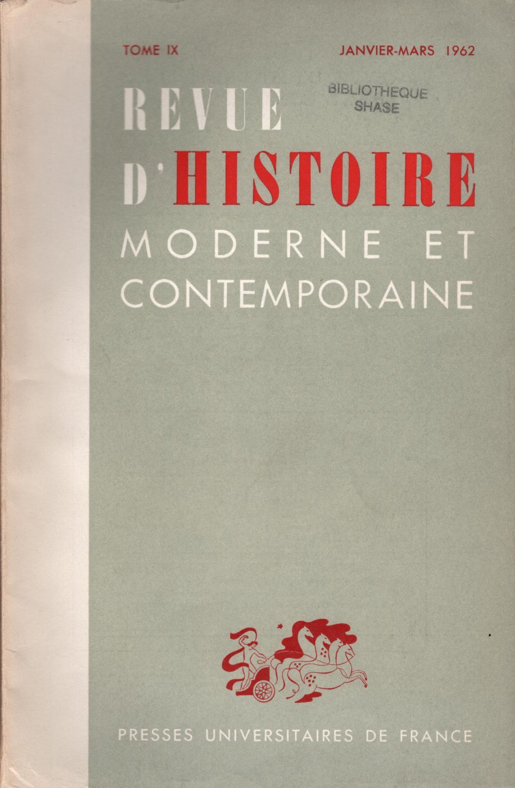 Revue d'histoire moderne et contemporaine - Tome IX