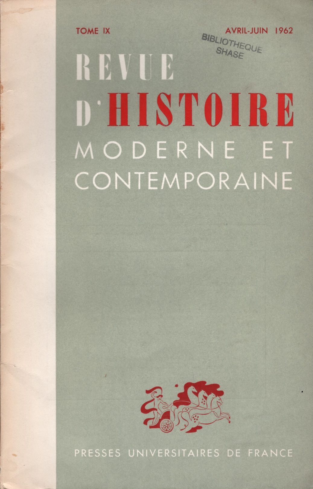 Revue d'histoire moderne et contemporaine - Tome IX