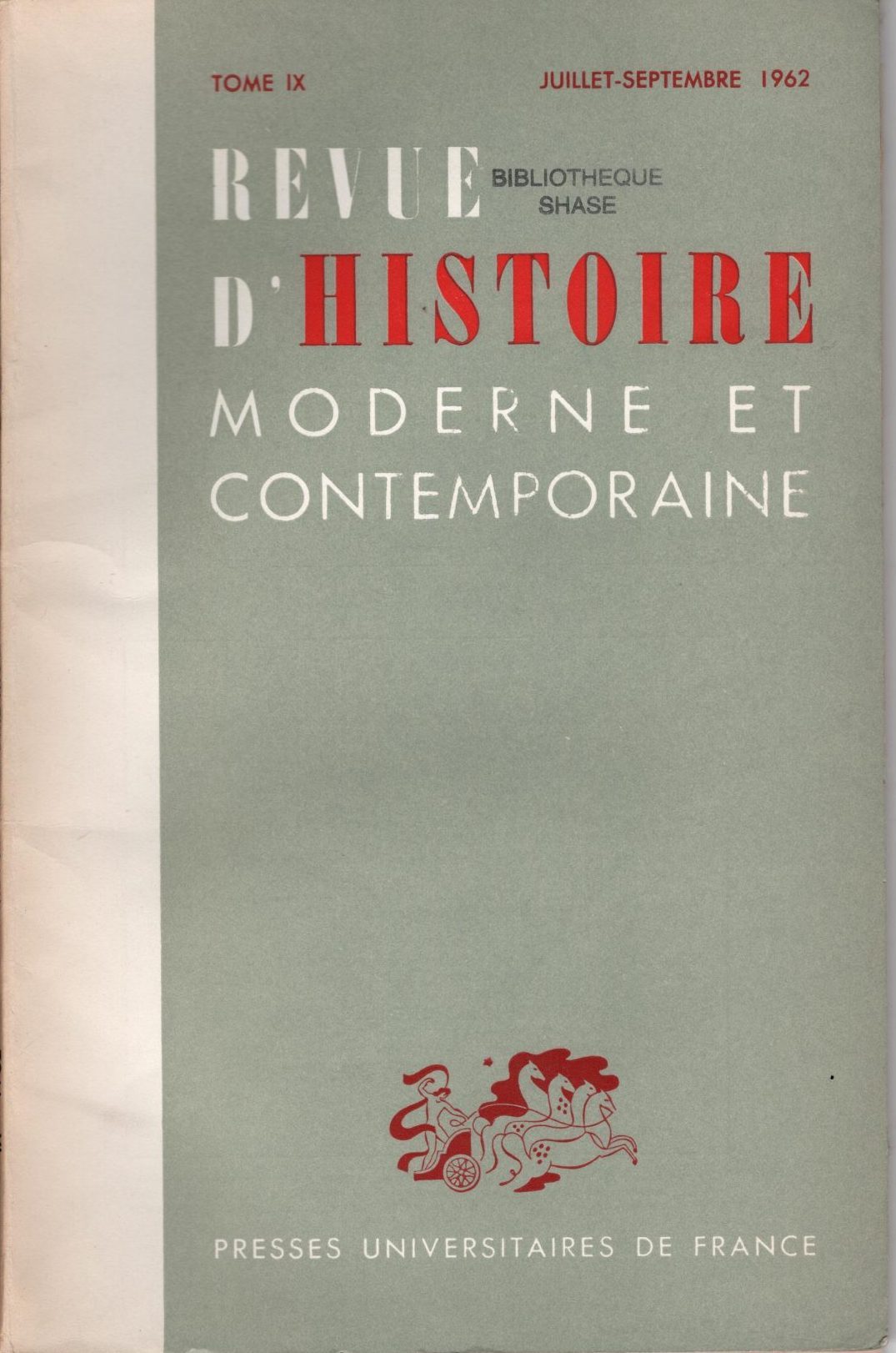 Revue d'histoire moderne et contemporaine - Tome IX