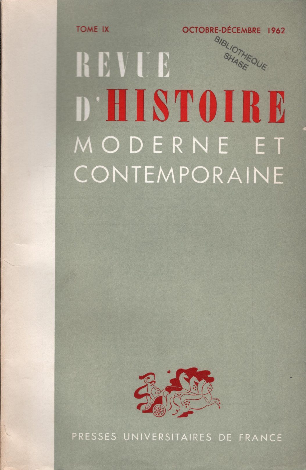 Revue d'histoire moderne et contemporaine - Tome IX