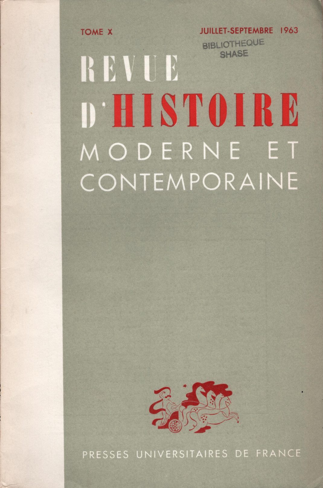 Revue d'histoire moderne et contemporaine - Tome X