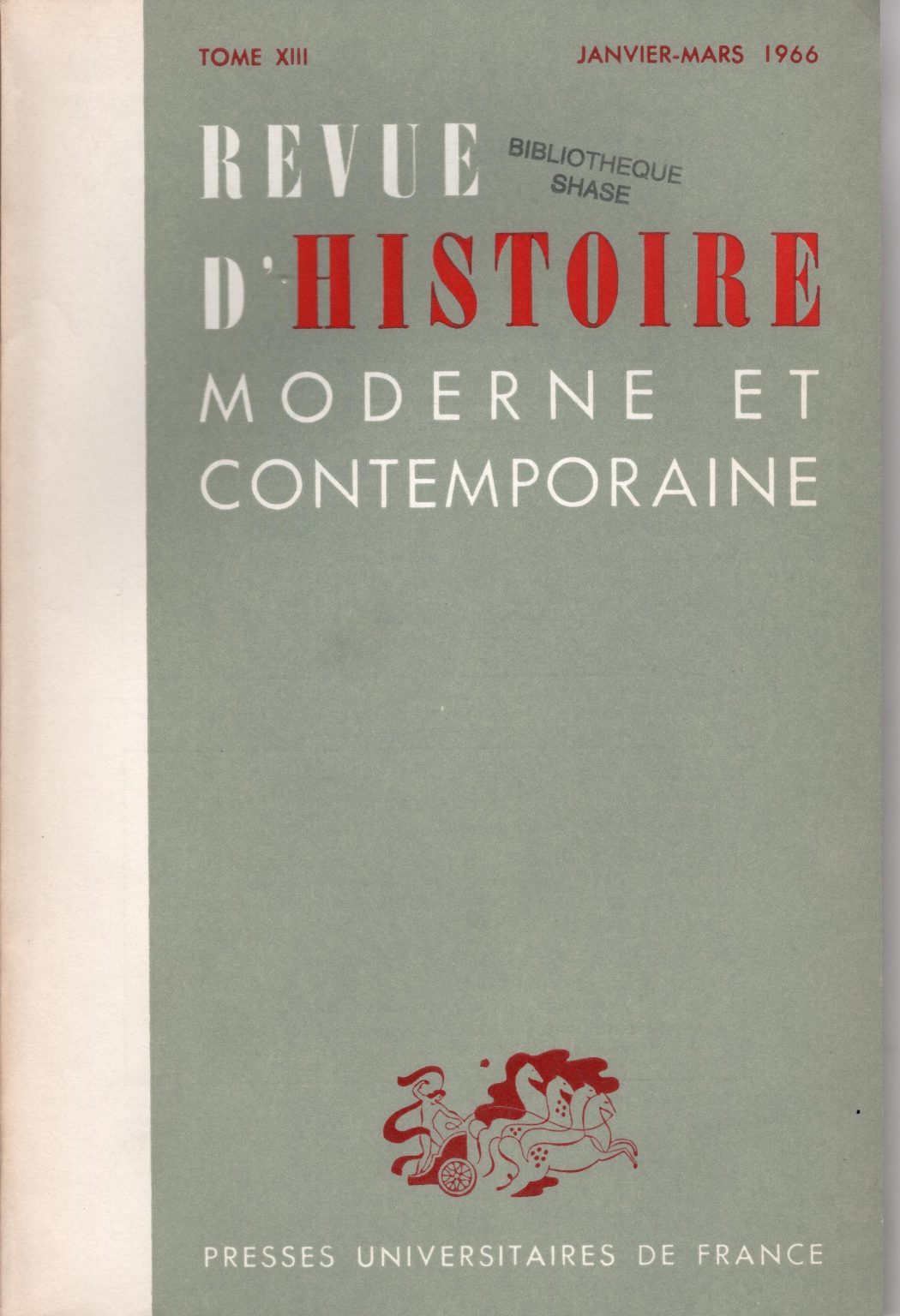 Revue d'histoire moderne et contemporaine - Tome XIII