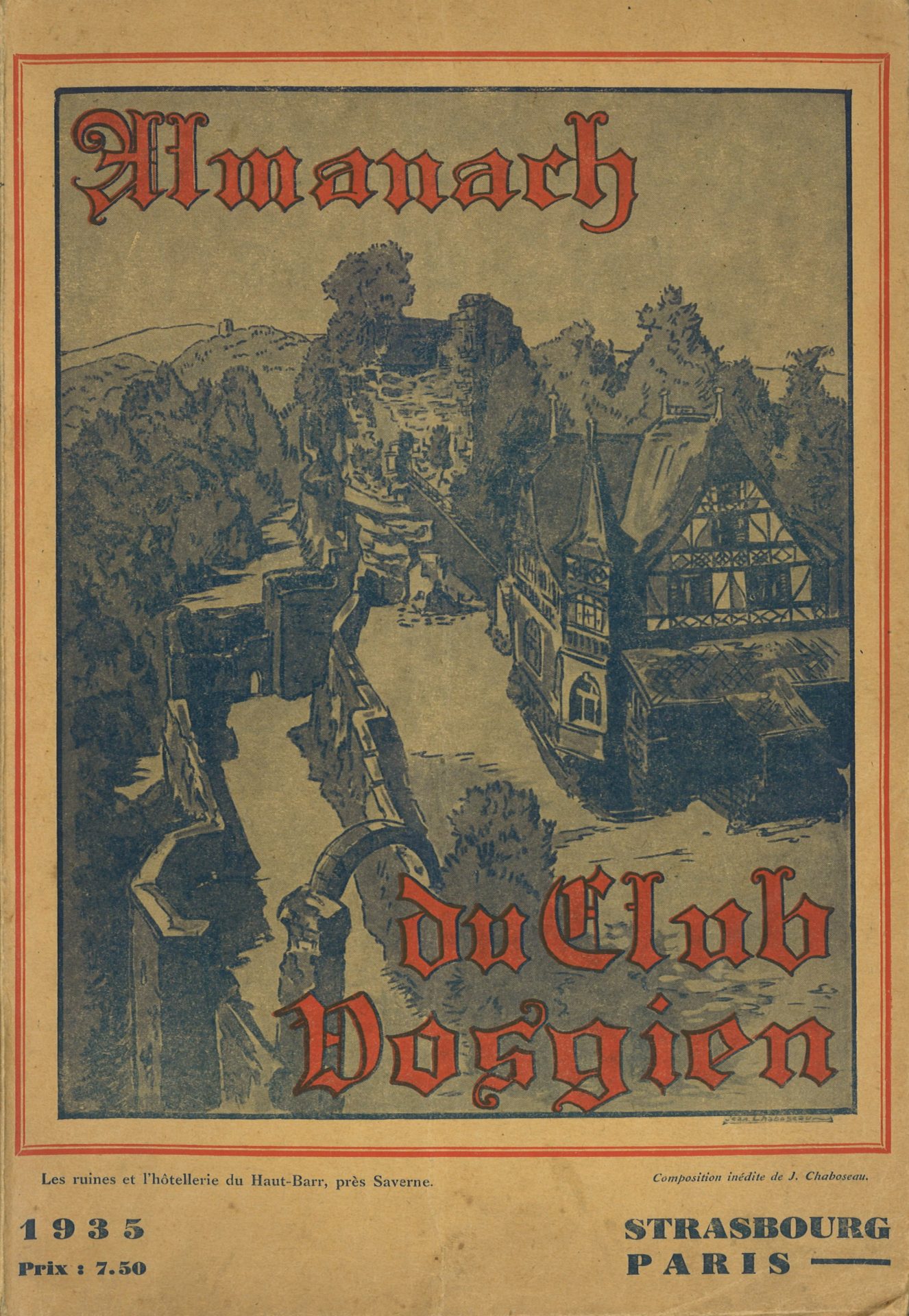Almanach du Club Vosgien