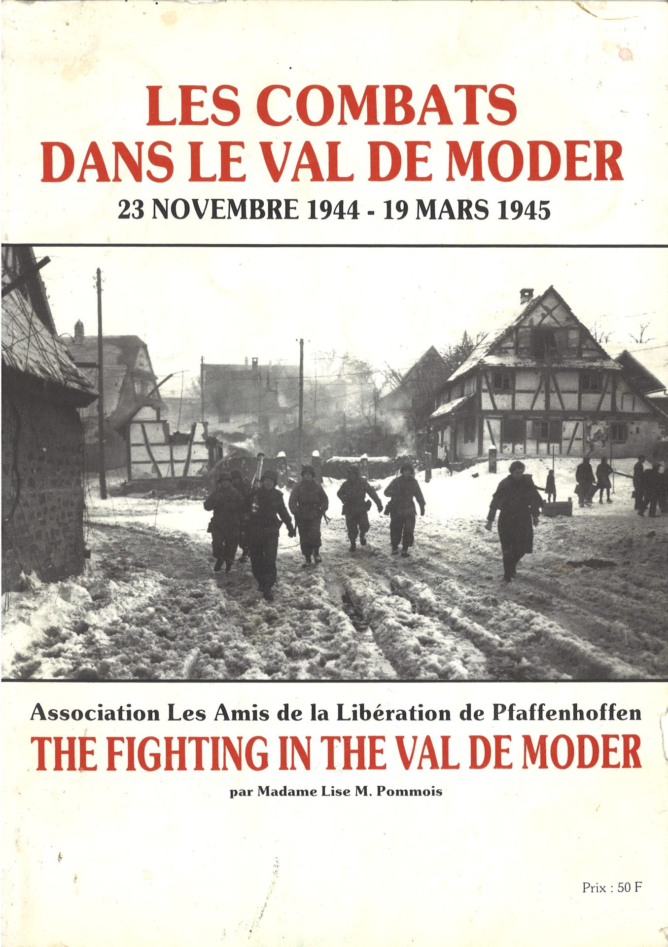 Les combats dans le val de Moder 23 novembre 1944 - 19 mars 1945