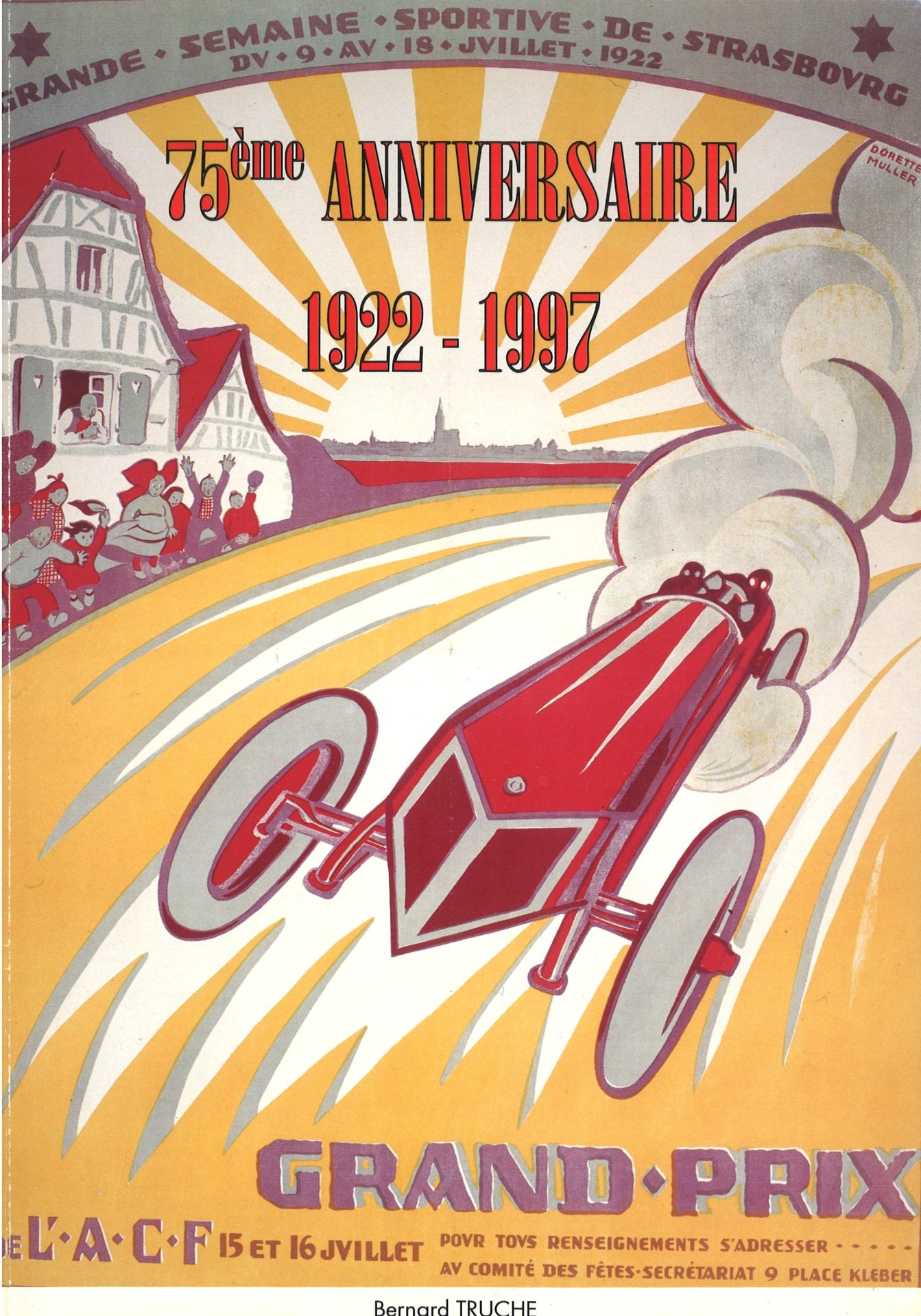 Grand Prix de l'A. C. F. Strasbourg 1922 - 75e anniversaire 1922-1997