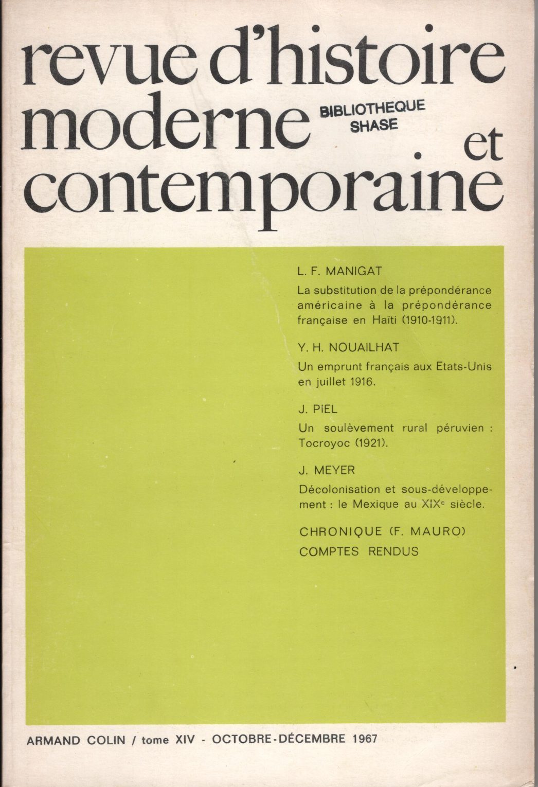 Revue d'histoire moderne et contemporaine - Tome XIV