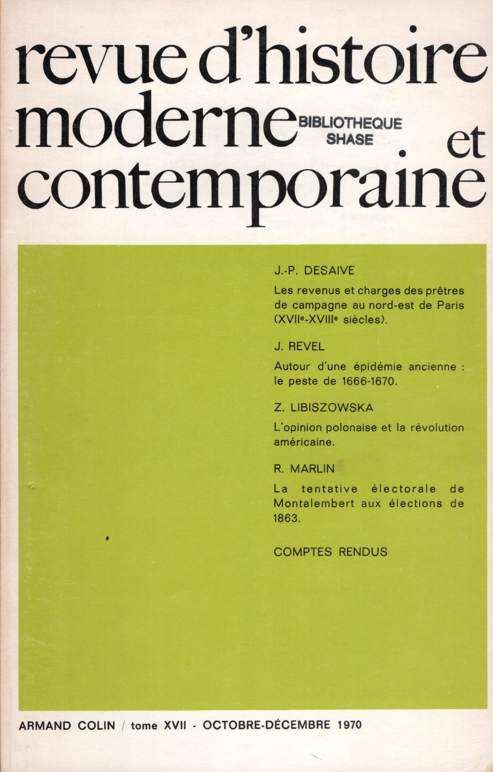 Revue d'histoire moderne et contemporaine - Tome XVII