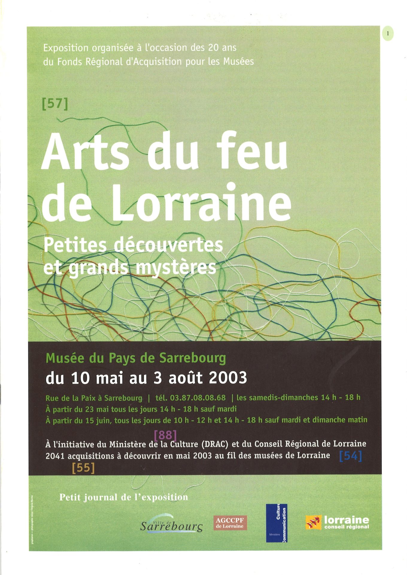 Arts du feu de Lorraine - Petites découvertes et grands mystères