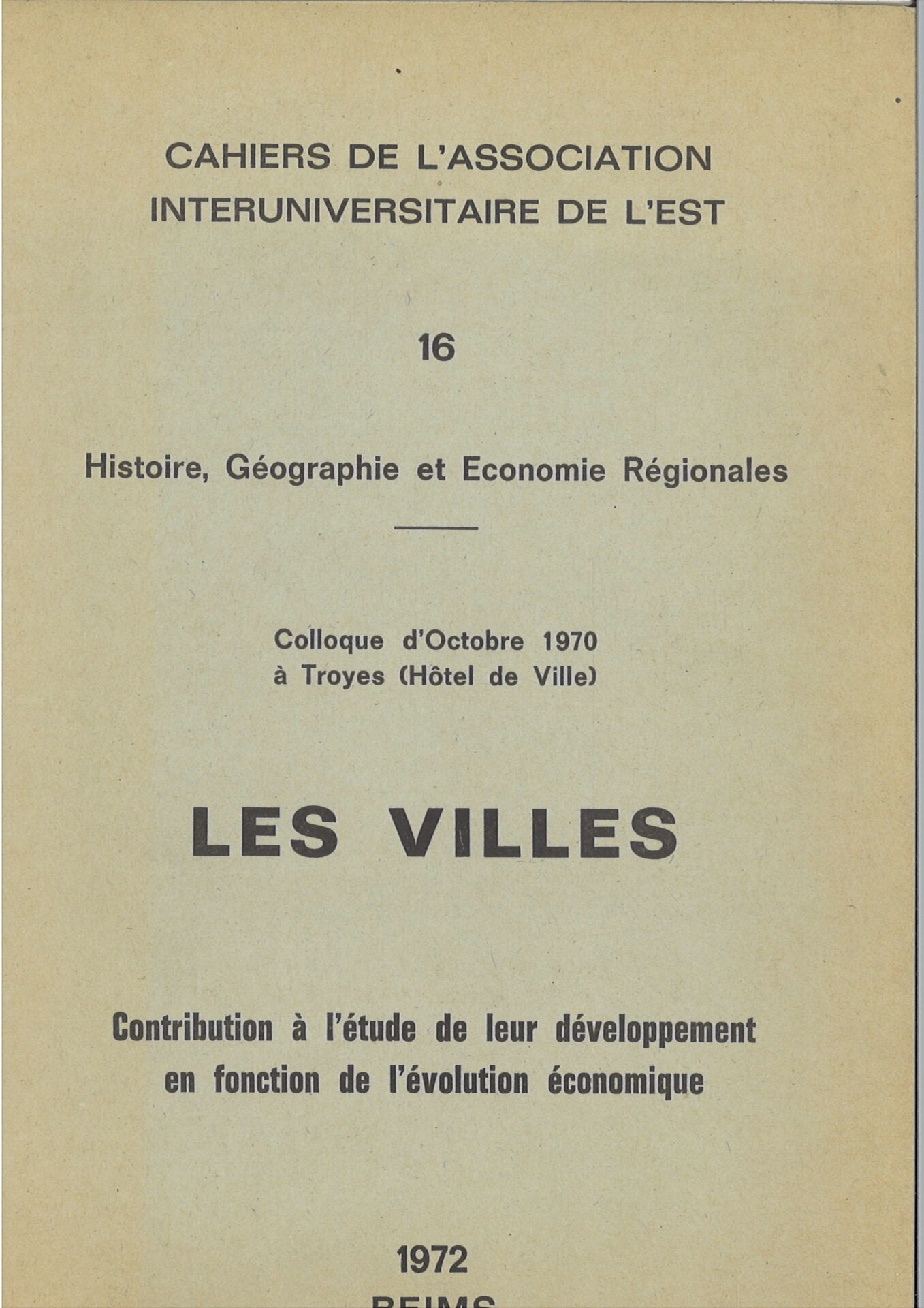 Les villes