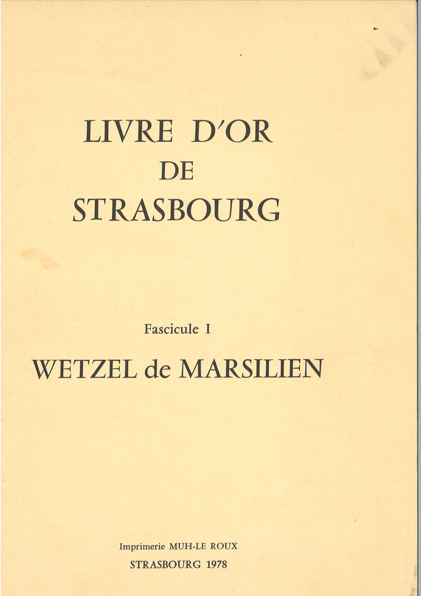 Wetzel de Marsilien