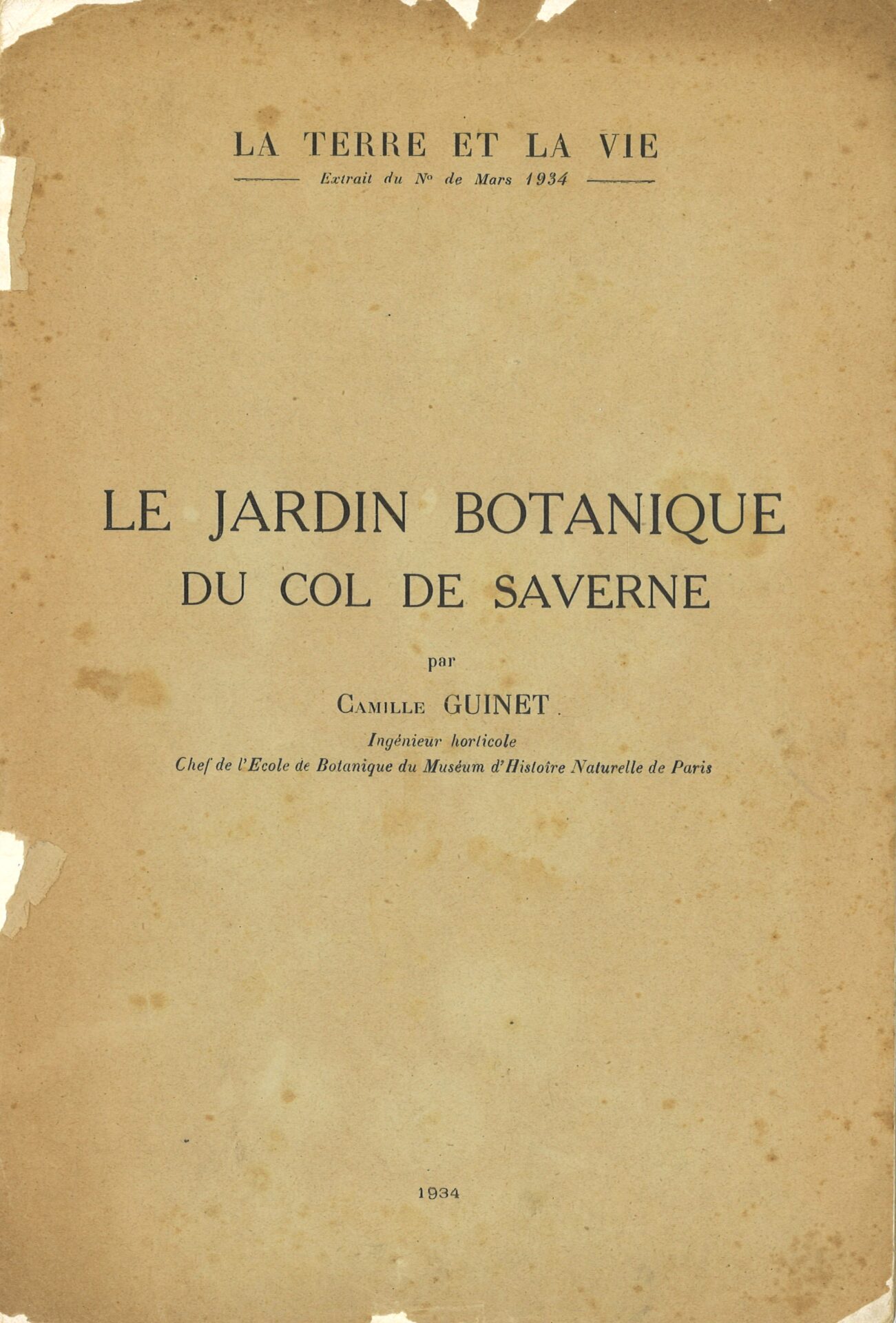Le jardin botanique du col de Saverne
