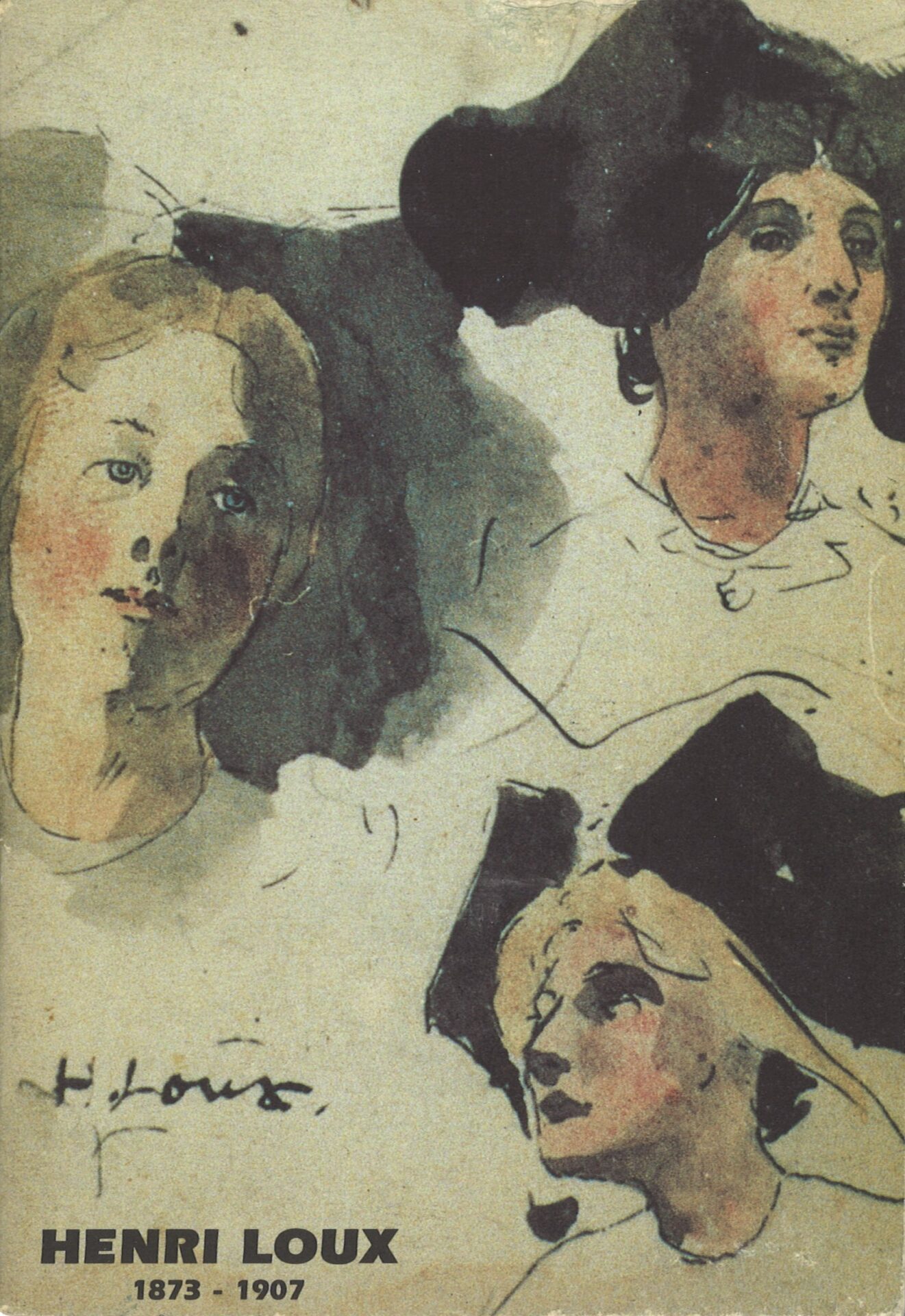 Henri Loux 1873-1907 - "L'Alsace dans nos assiettes"