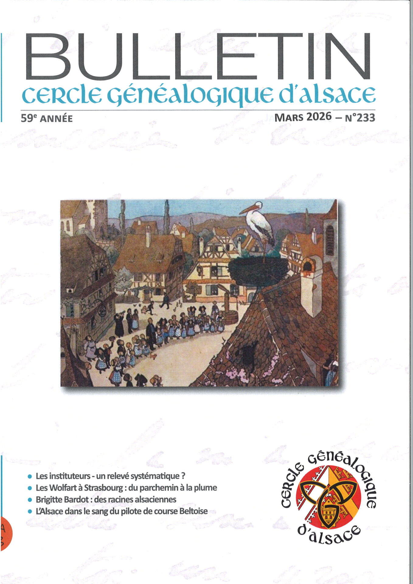 Bulletin du Cercle Généalogique d'Alsace