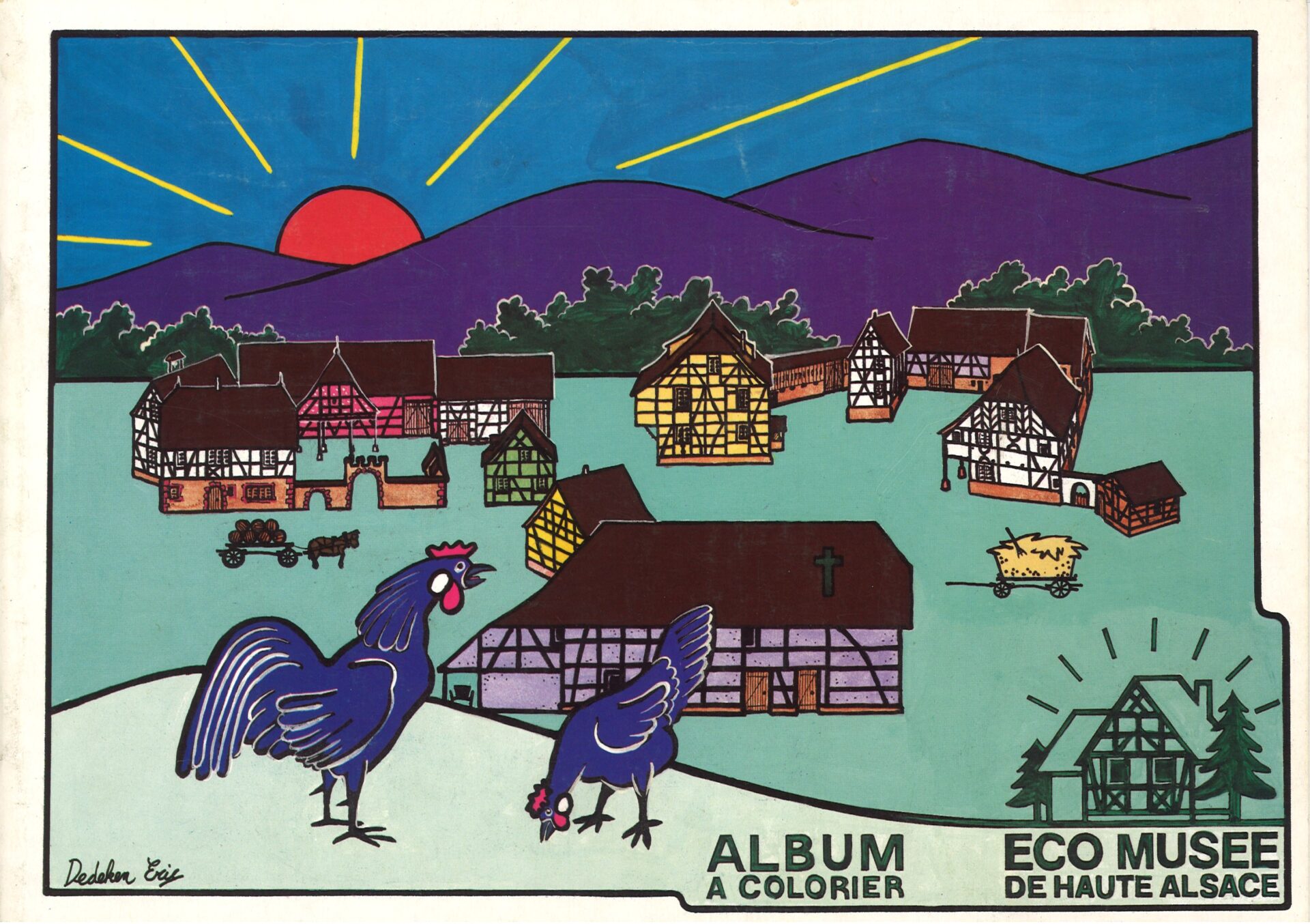 Album à colorier - Eco Musée de Haute-Alsace