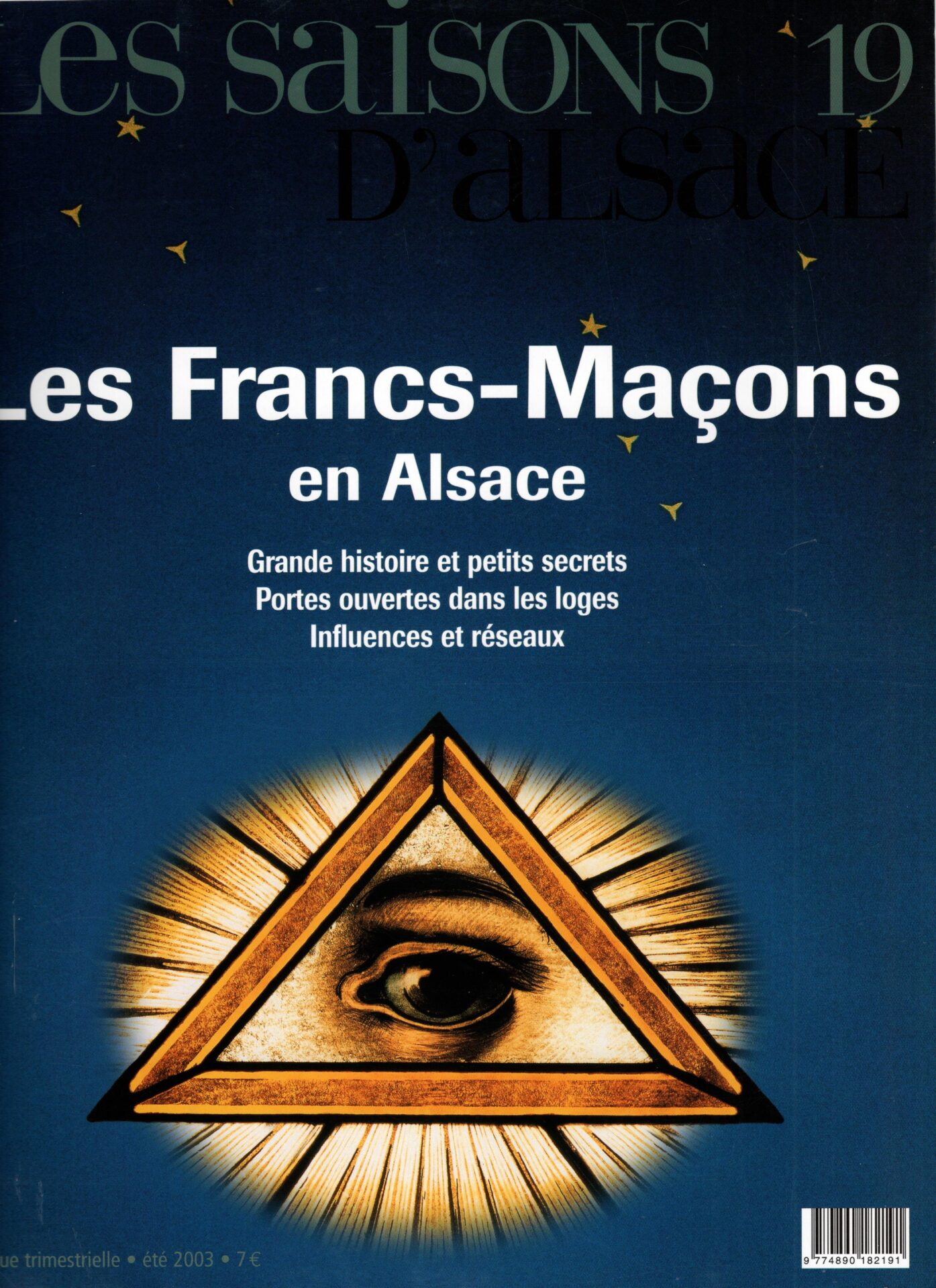 Les Saisons d'Alsace - Les Francs-Maçons en Alsace