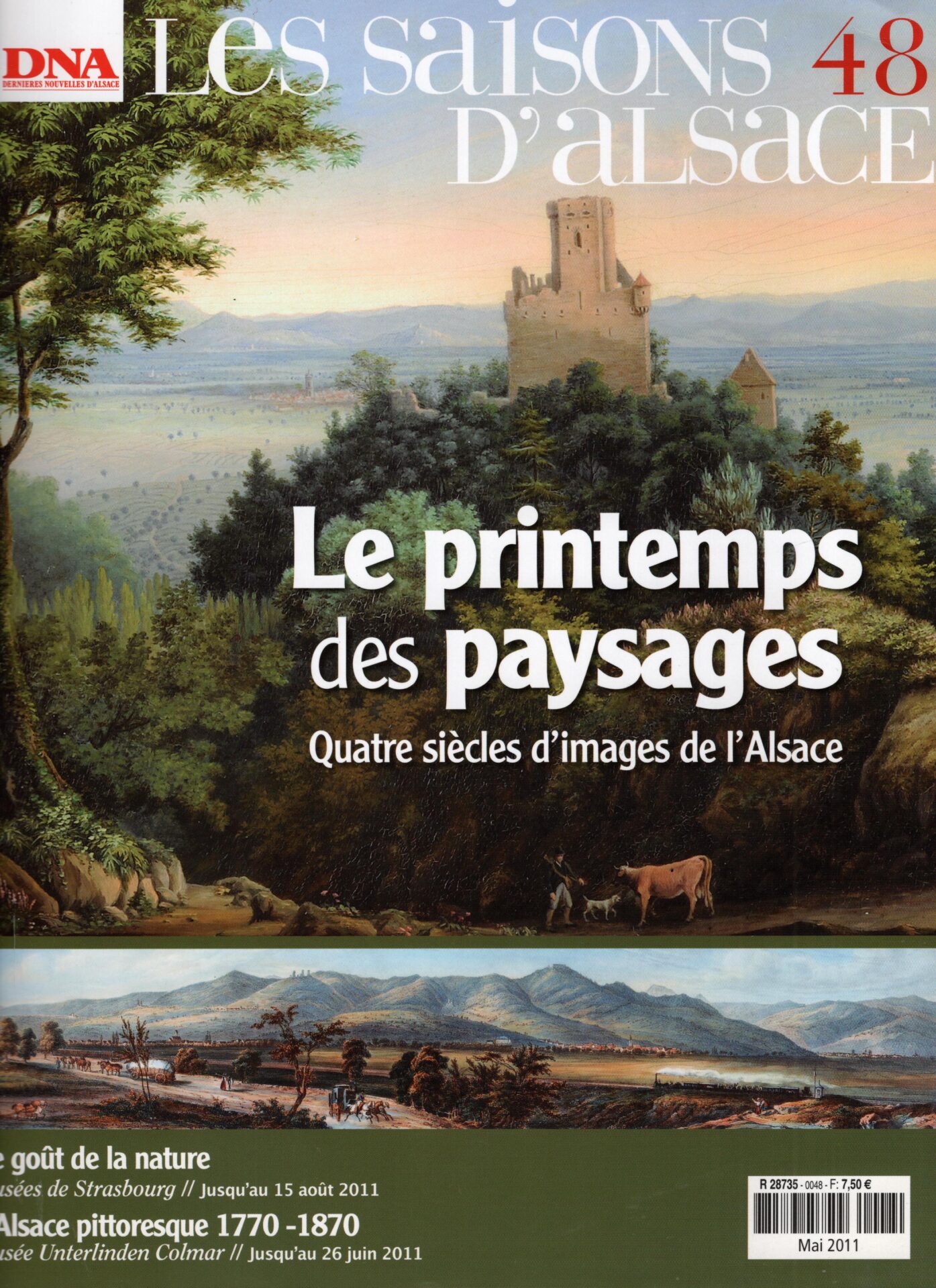 Les Saisons d'Alsace - Le printemps des paysages, quatre siècles d'images de l'Alsace
