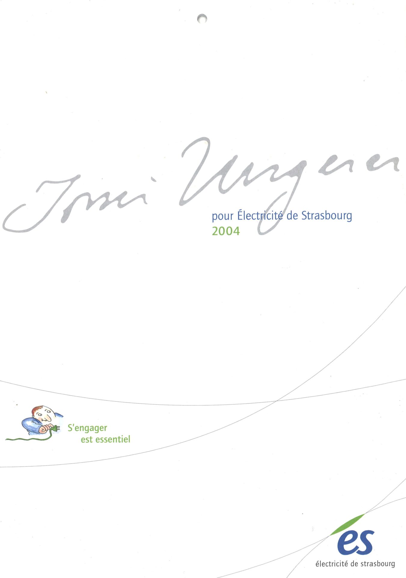 Calendrier 2004 pour Electricité de Strasbourg