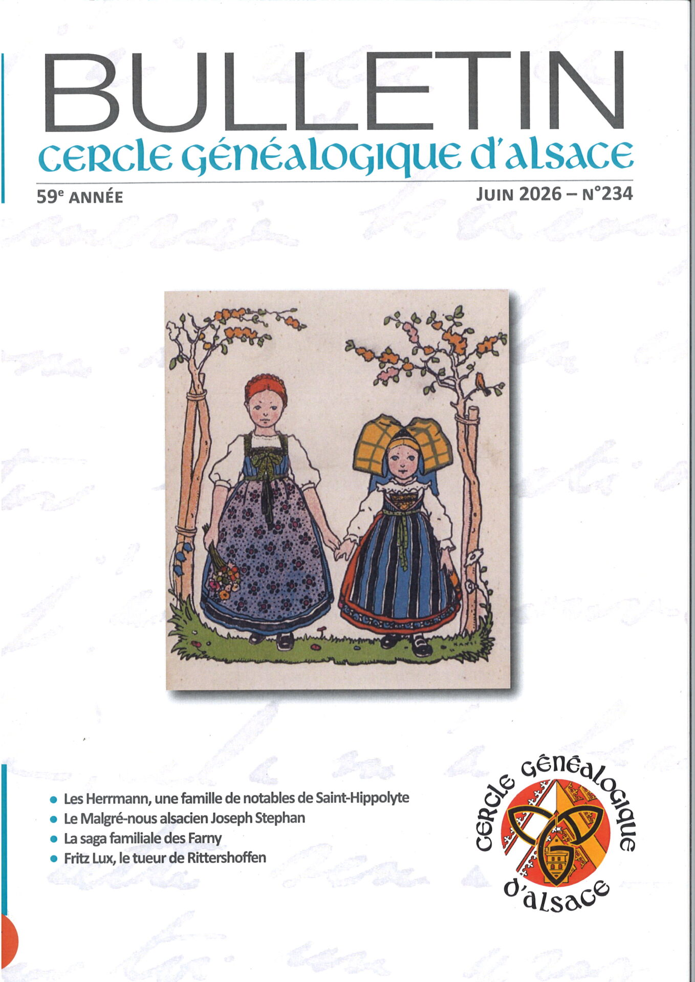 Bulletin du Cercle Généalogique d'Alsace