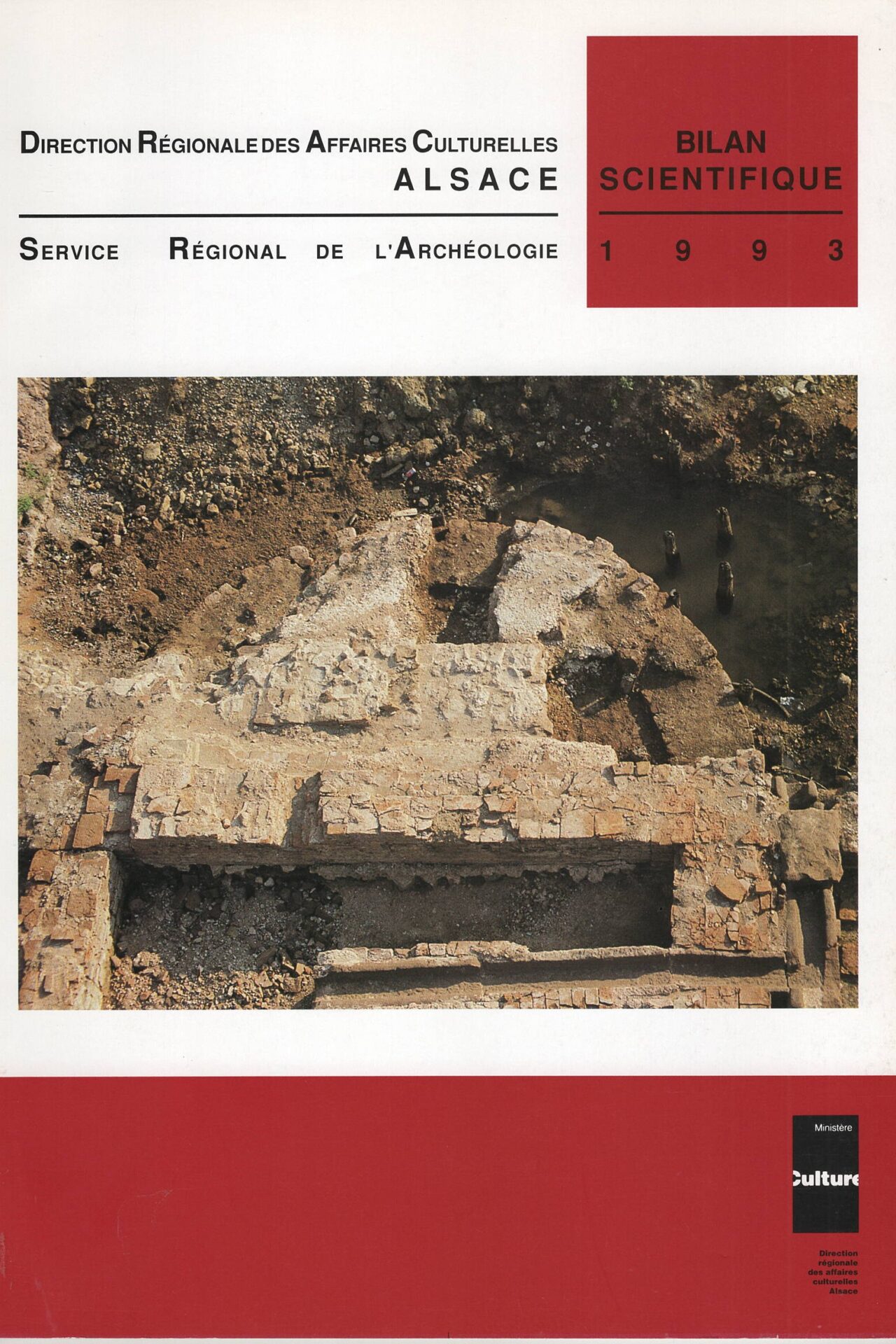 Direction Régionale des Affaires Culturelles Alsace - Service Régional de l'Archéologie - Bilan Scientifique 1993