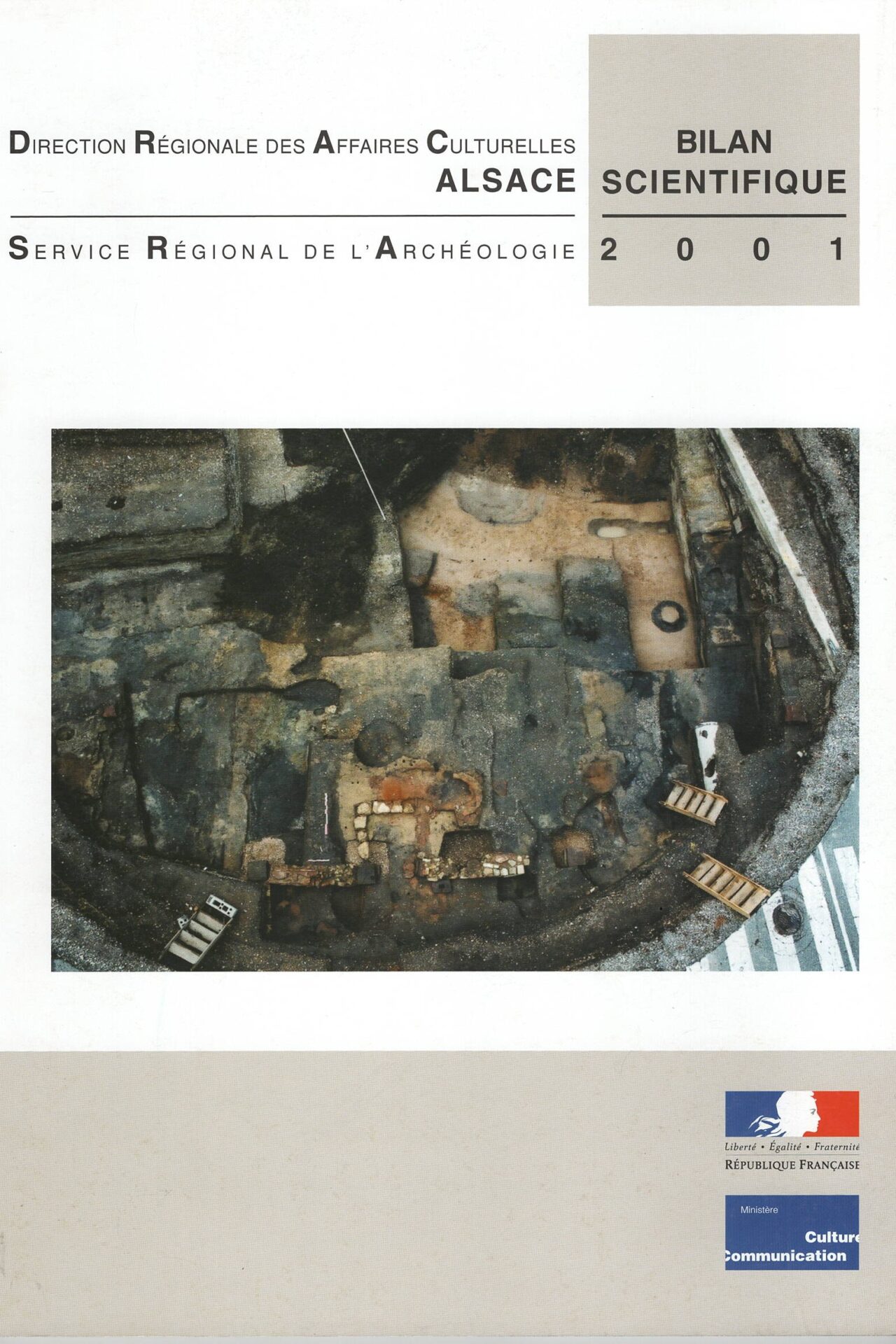 Direction Régionale des Affaires Culturelles Alsace - Service Régional de l'Archéologie - Bilan Scientifique 2001